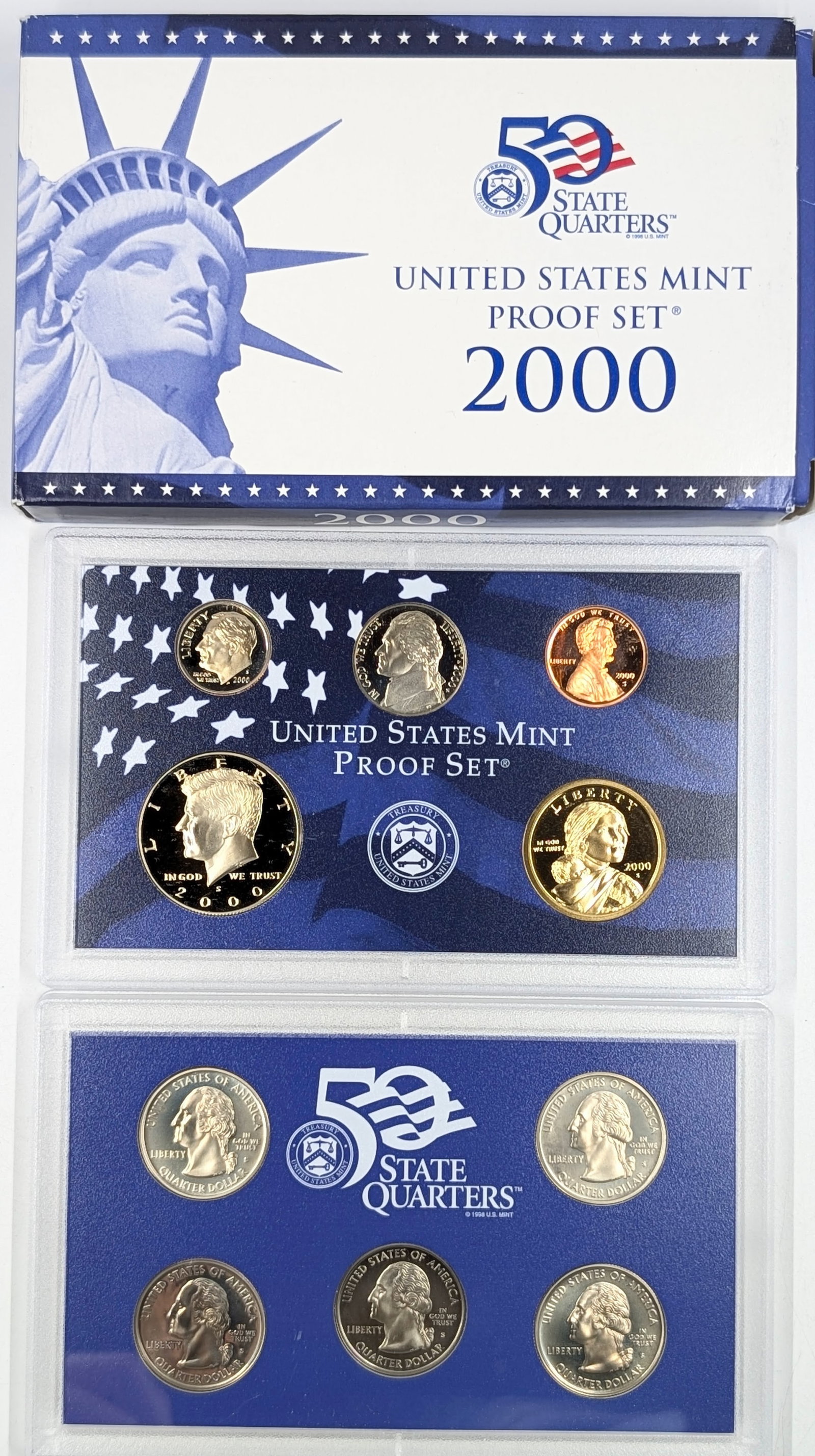 2000 US Mint Proof Set w/ COA (1 of 3)