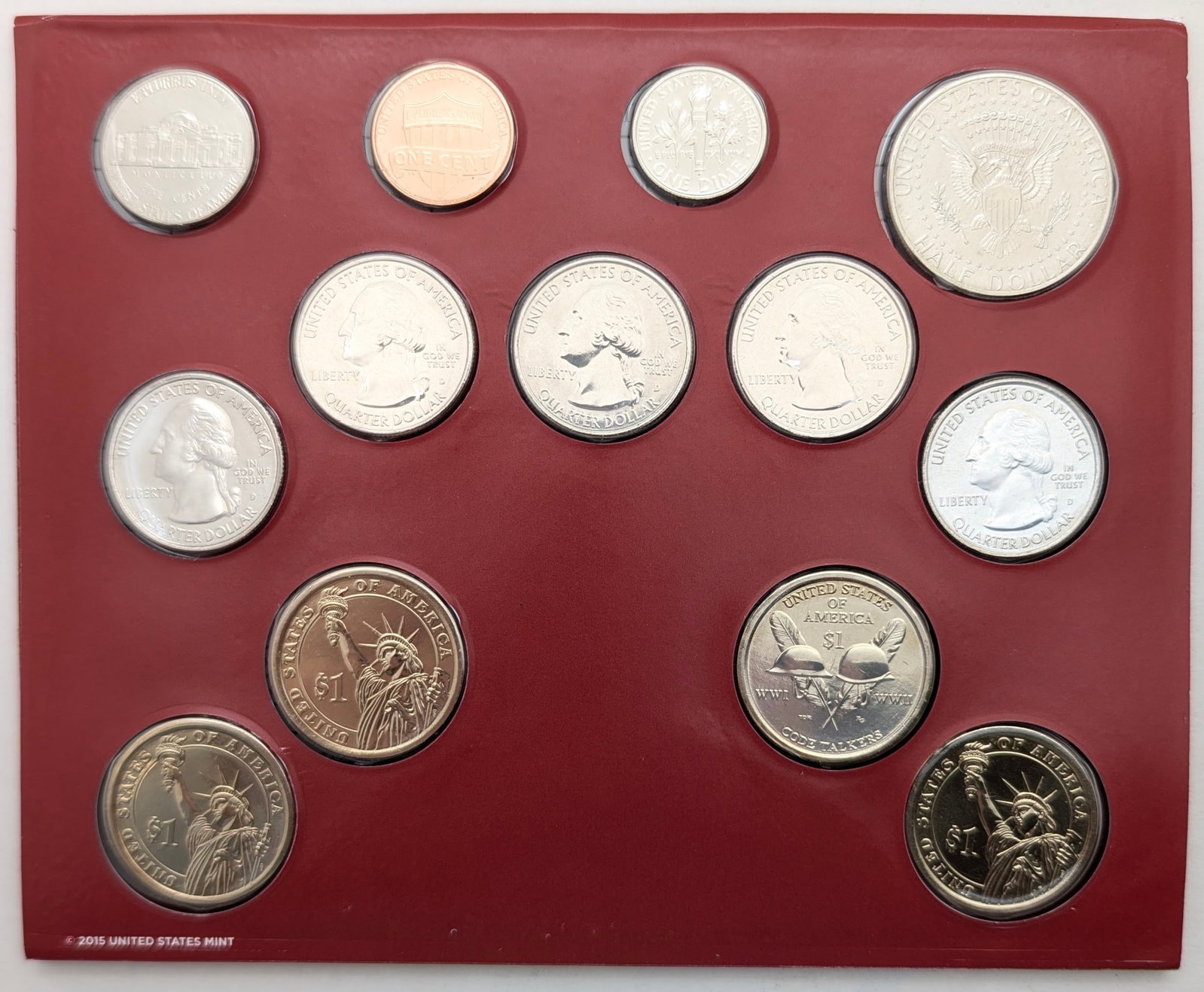 2016-D US Mint Uncirculated Coin Set - 2