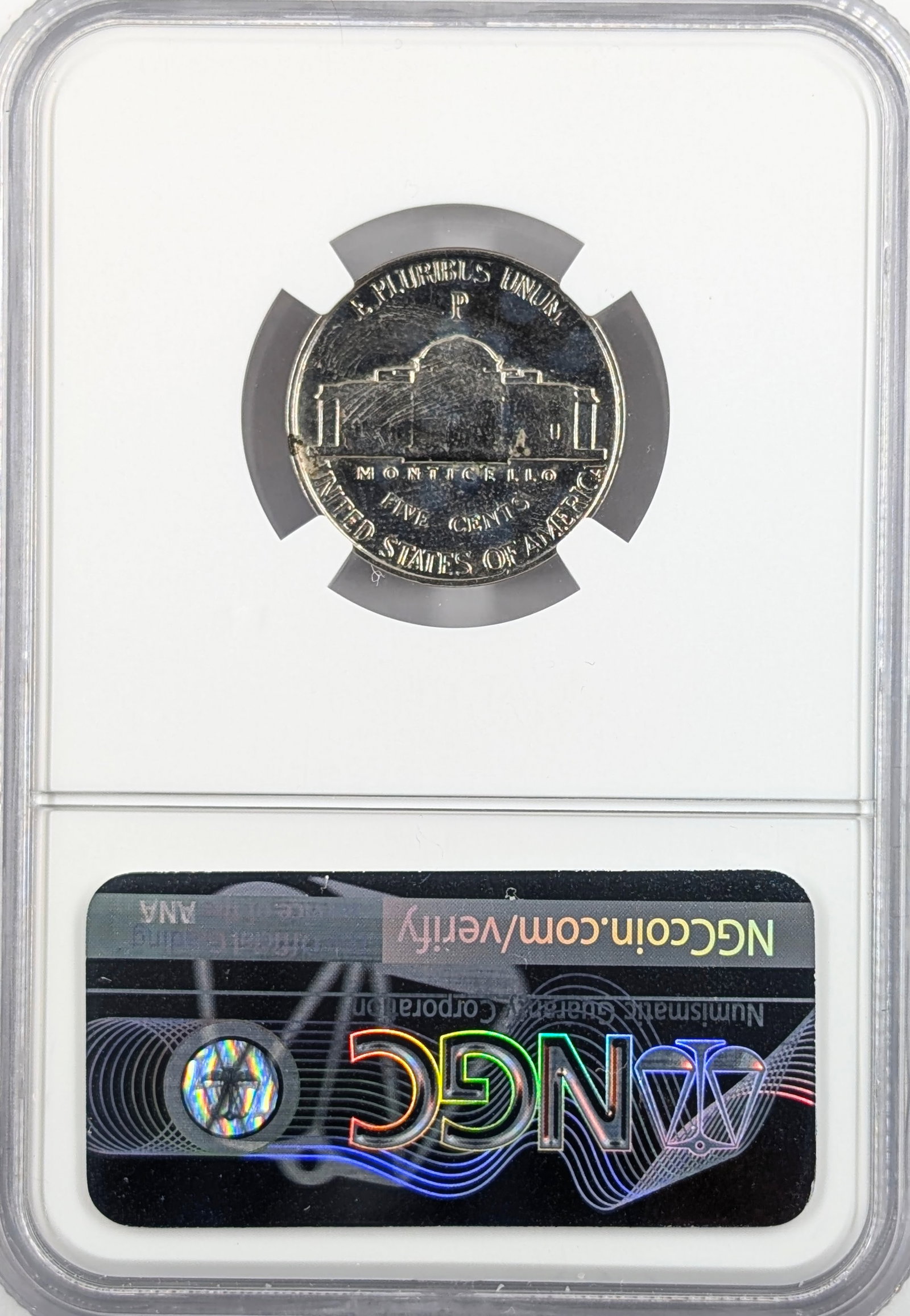 NGC 1945-P AU Silver War Nickel - 2