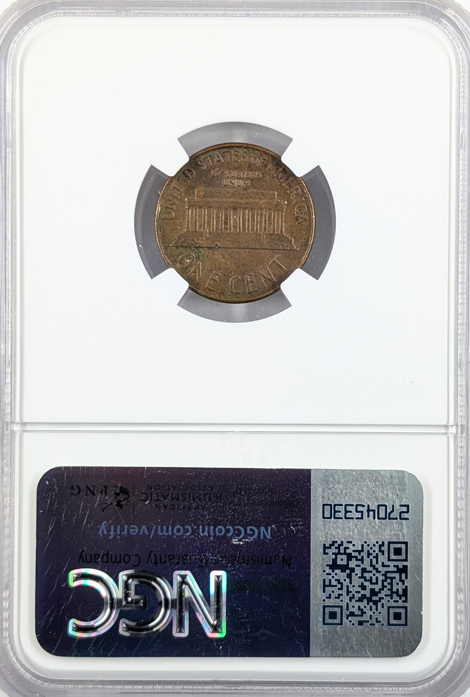 NGC 1964-D AU Lincoln Cent - 2