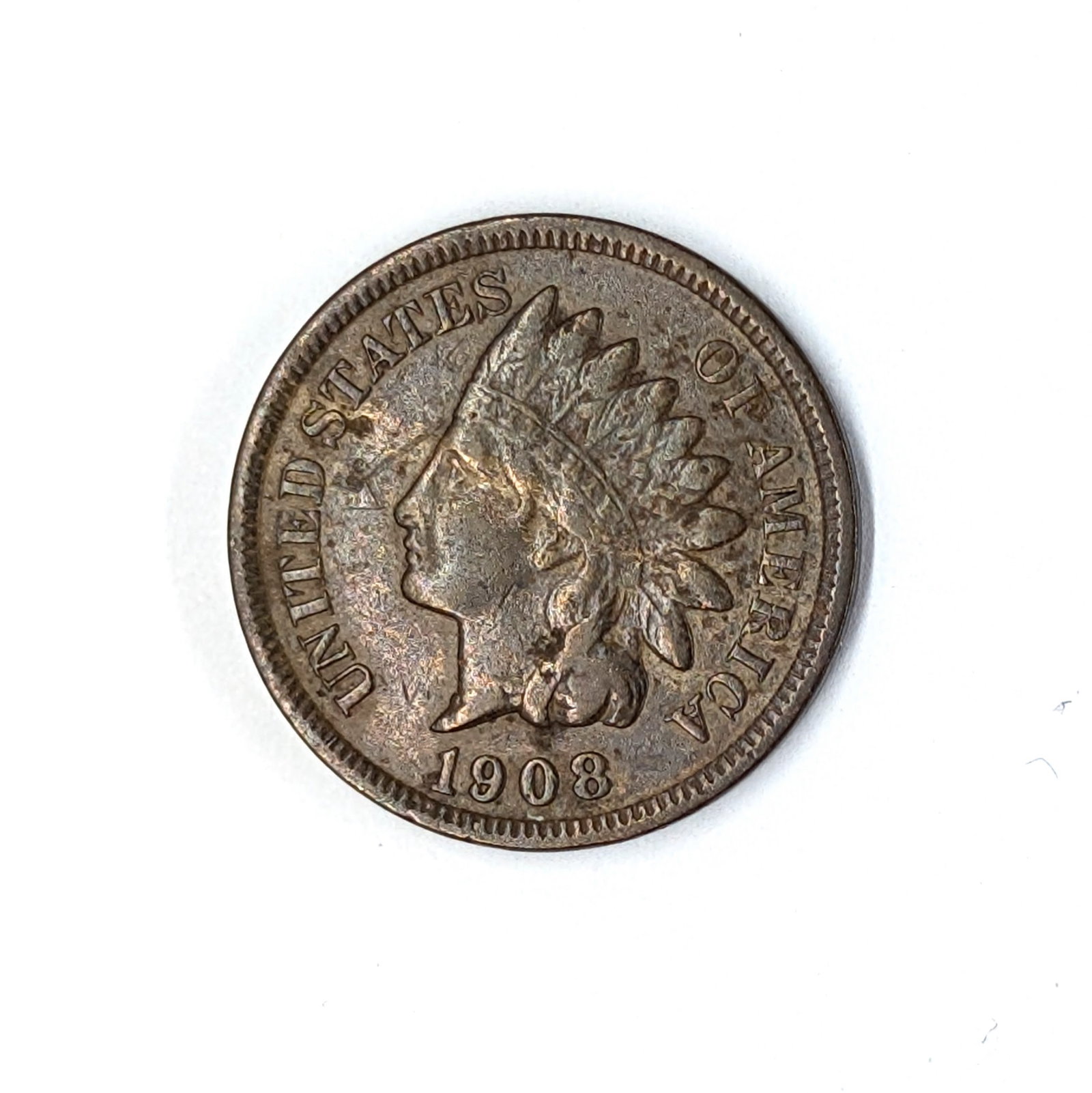 1908 Indian Head Cent: Coin