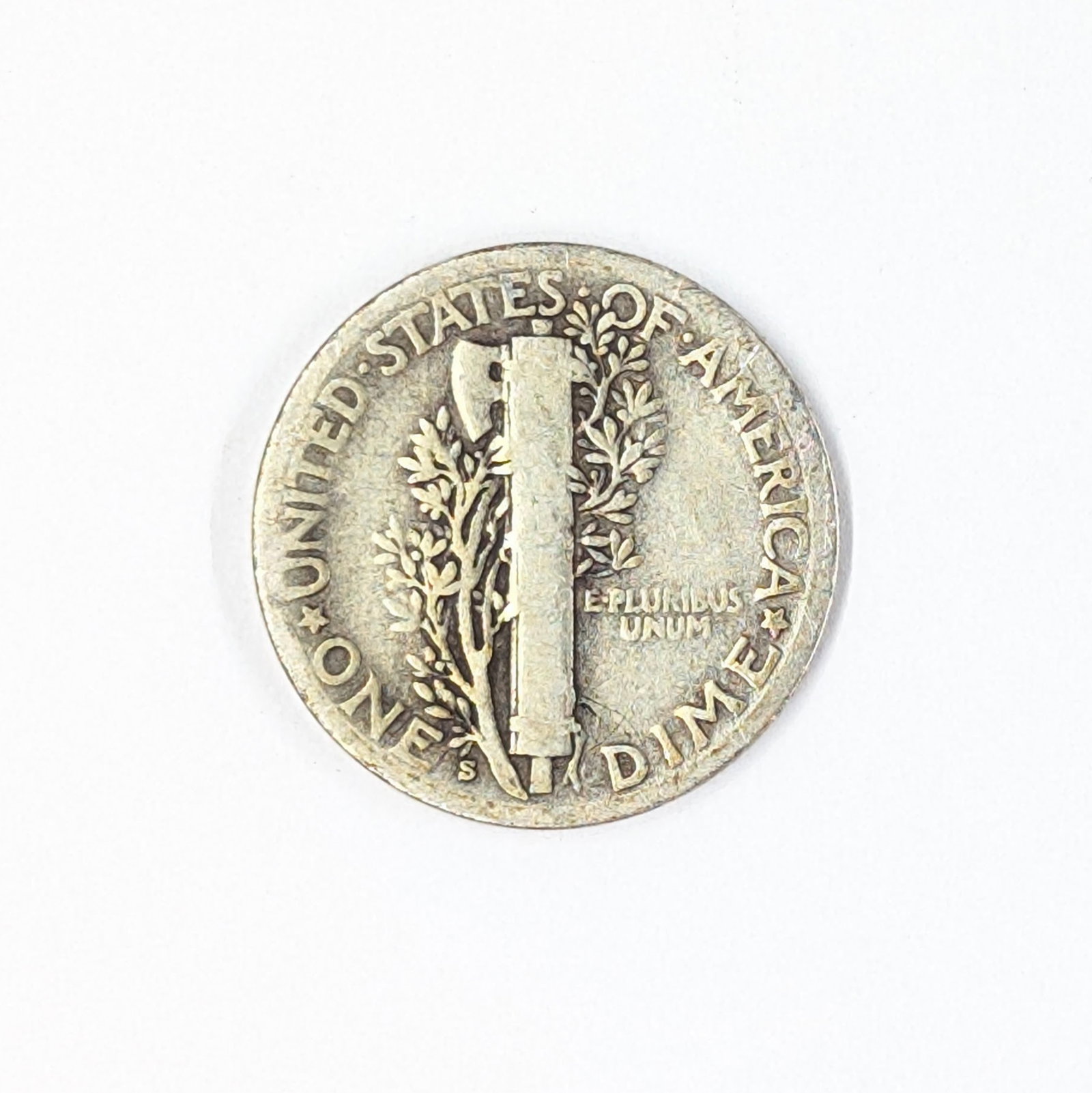 1927-S Silver Mercury Dime - 2