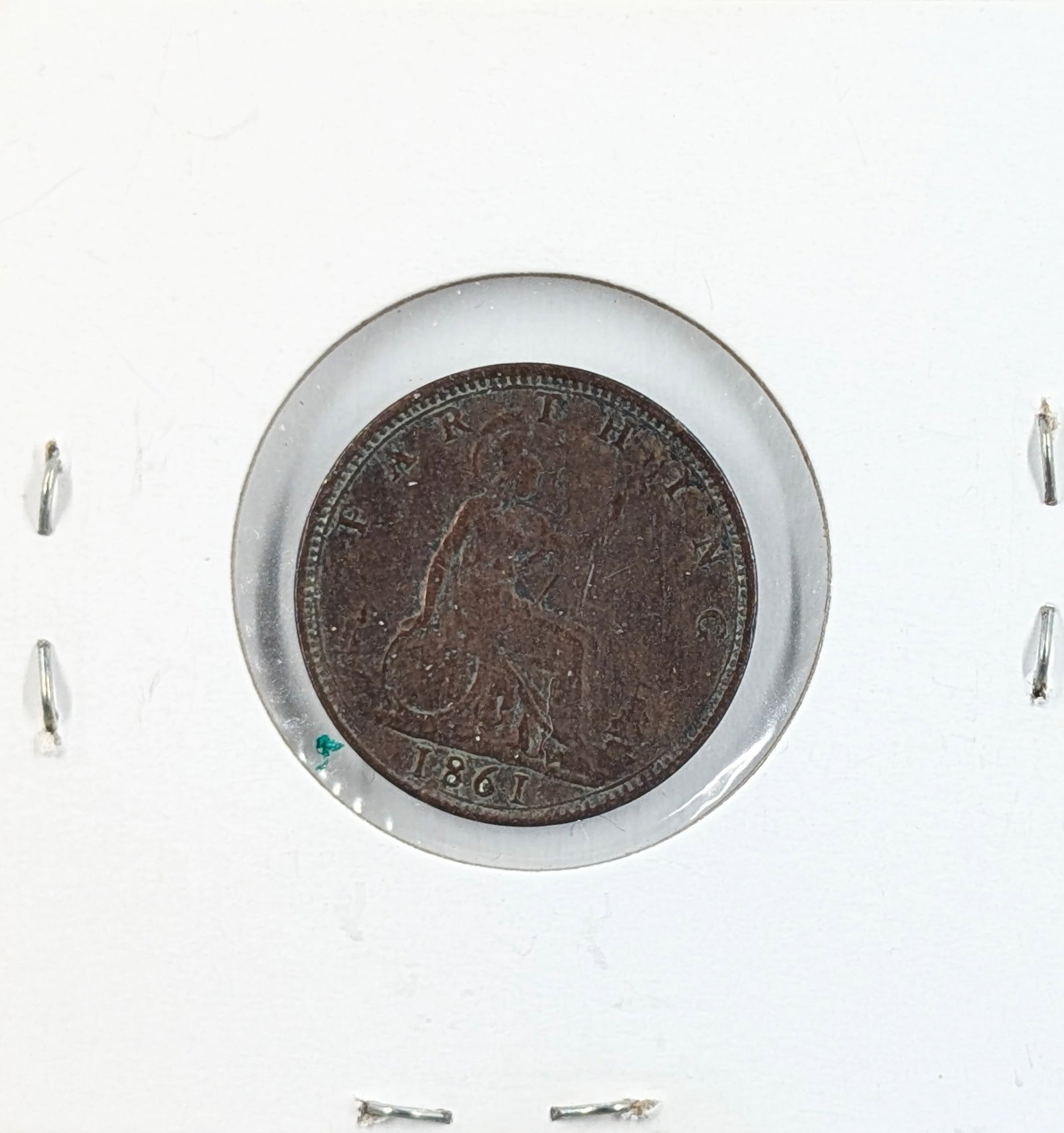 1861 Great Britain Farthing - 2