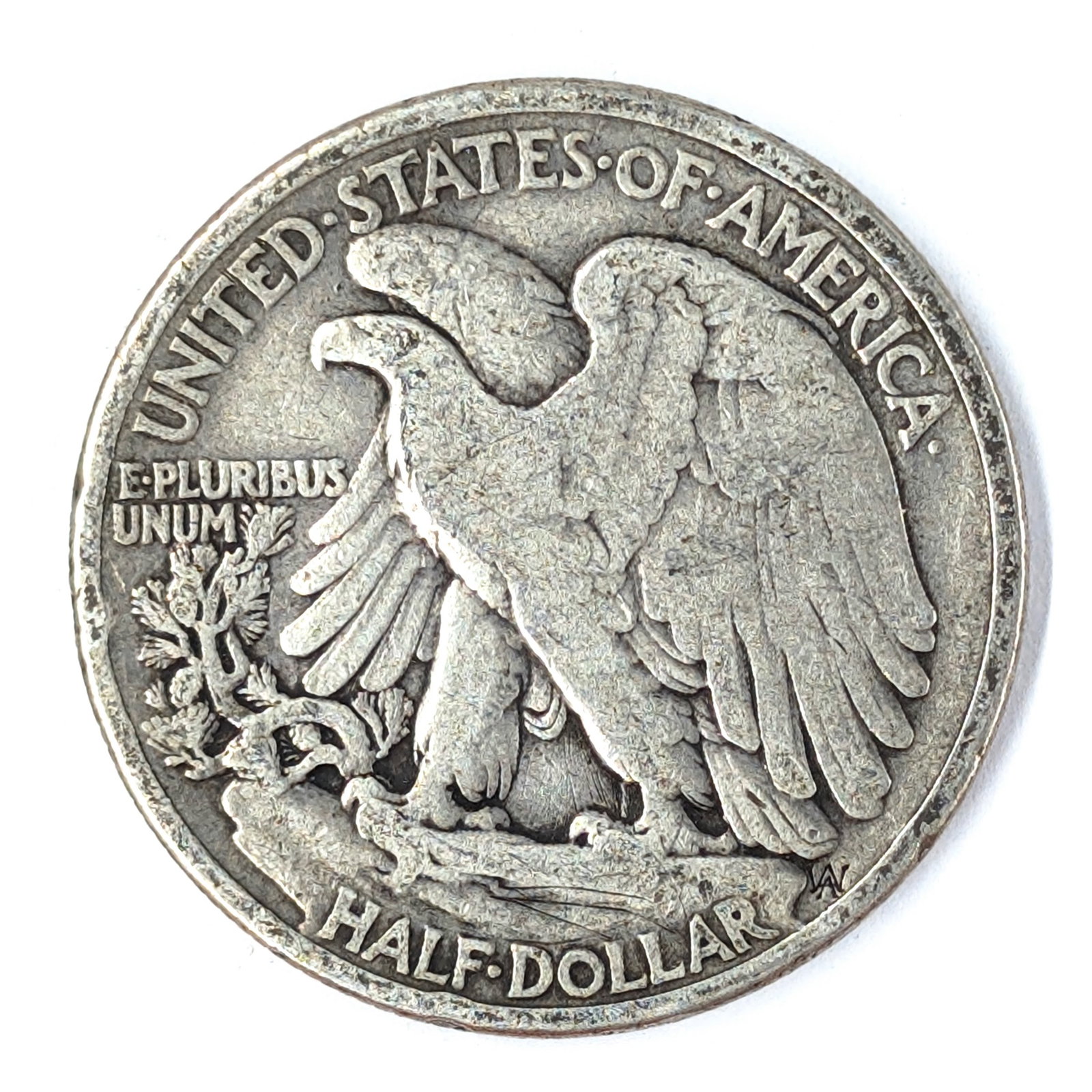 1918 Silver Walking Liberty Half Dollar - 2