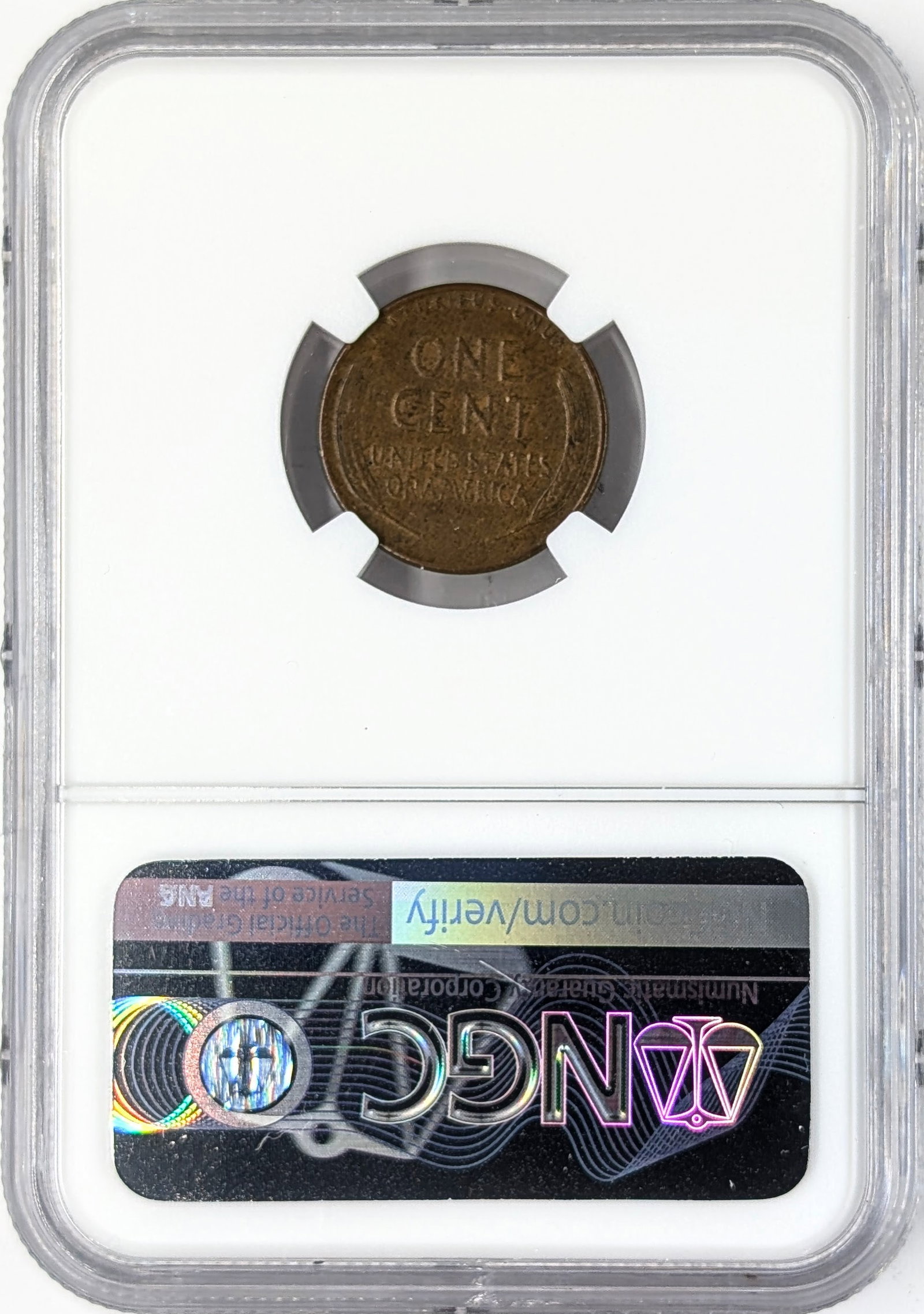 NGC 1958-D AU 55 BN Wheat Cent - 2