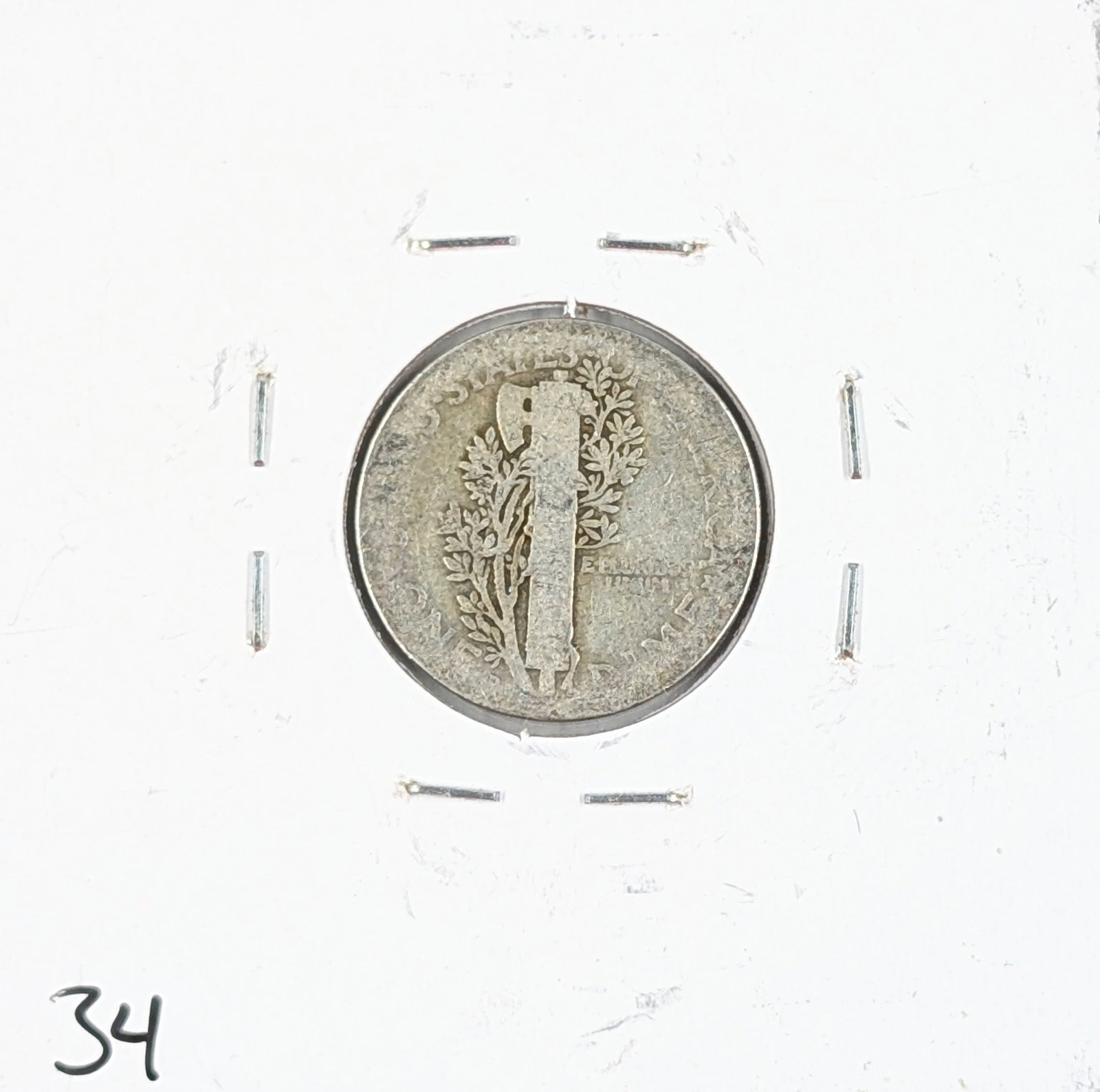 1918-D Silver Mercury Dime - 2
