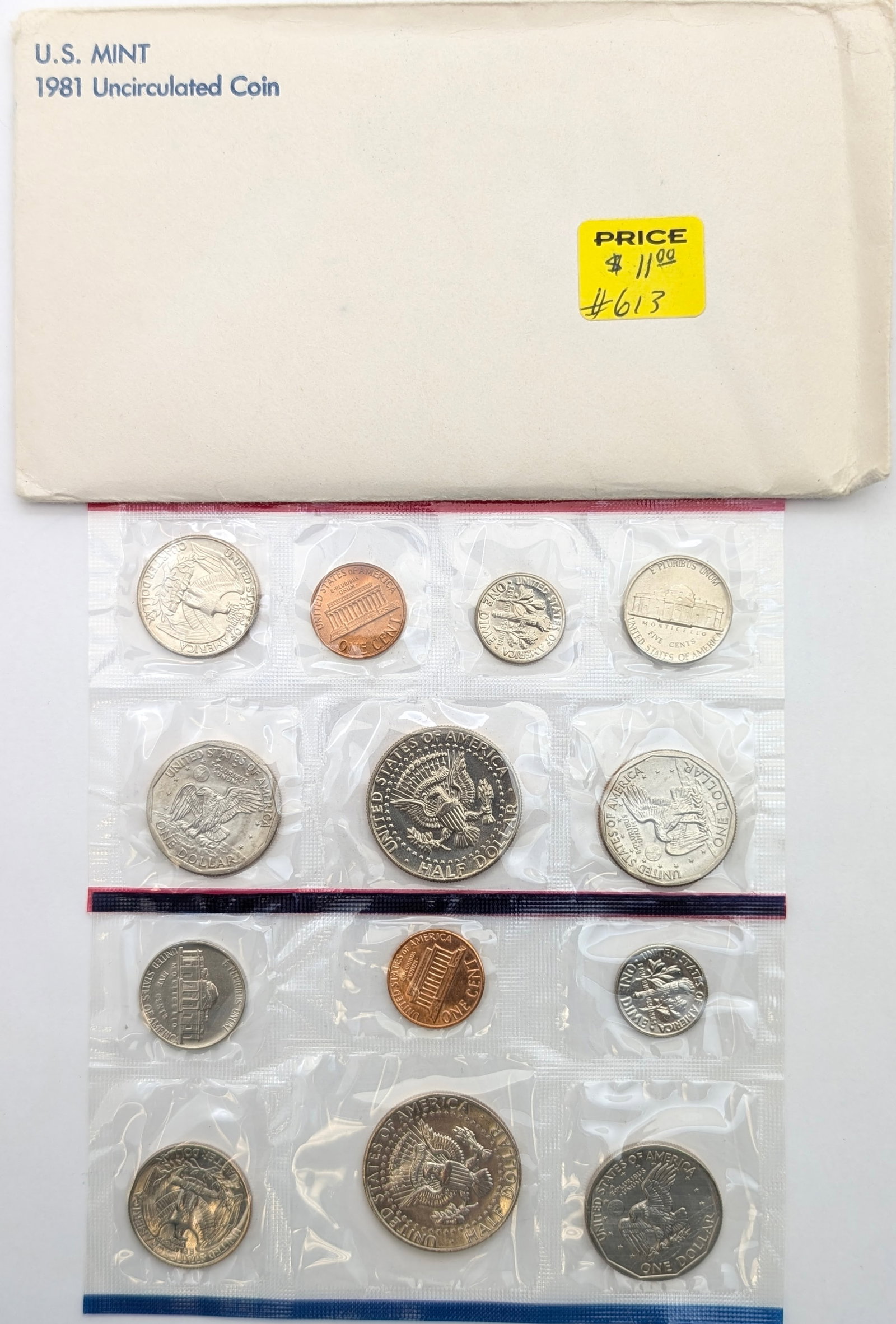 1981 US Mint Uncirculated Coin Set - 2