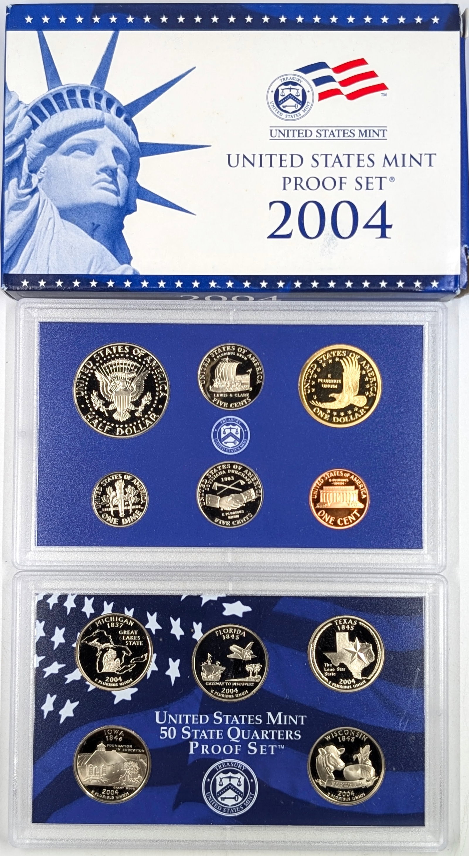 2004 US Mint Proof Set w/ COA - 2