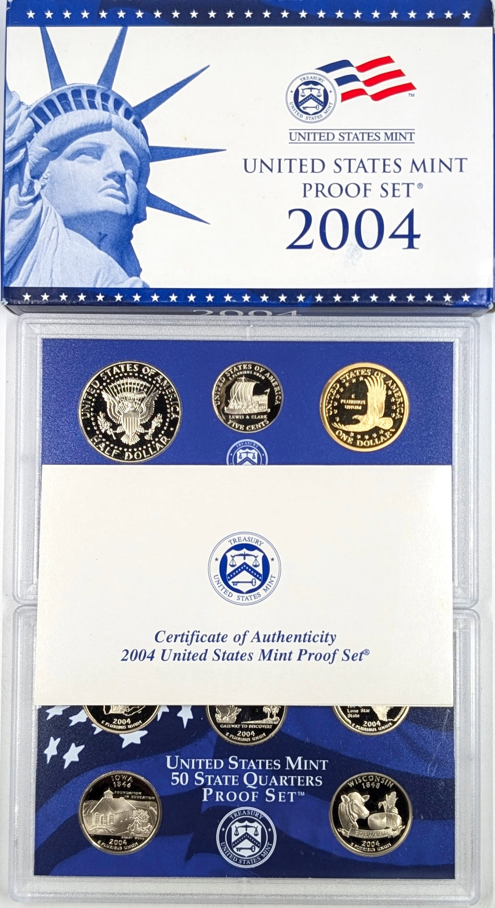 2004 US Mint Proof Set w/ COA - 3
