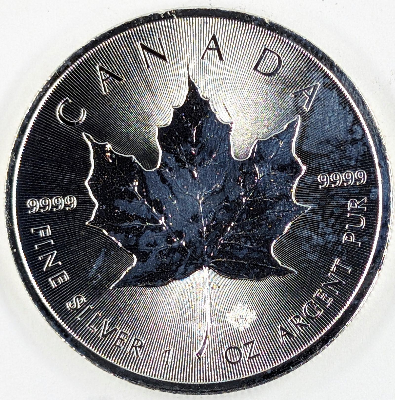 1 Ounce Fine .999 Silver Round- 2022 Canadian Maple Leaf - 2