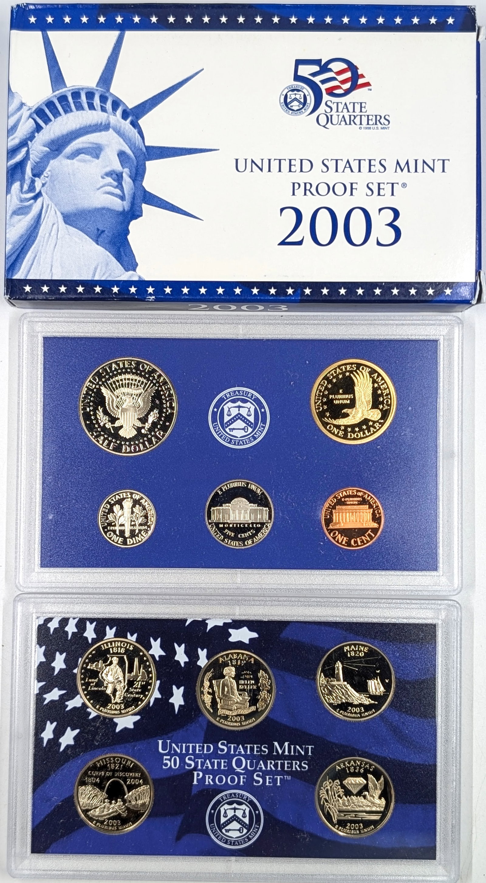 2003 US Mint Proof Set w/ COA - 2