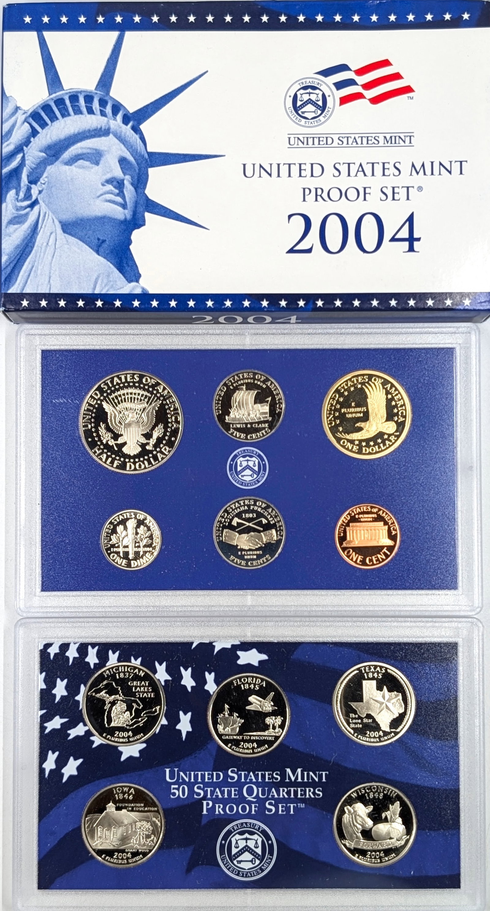 2004 US Mint Proof Set w/ COA - 2