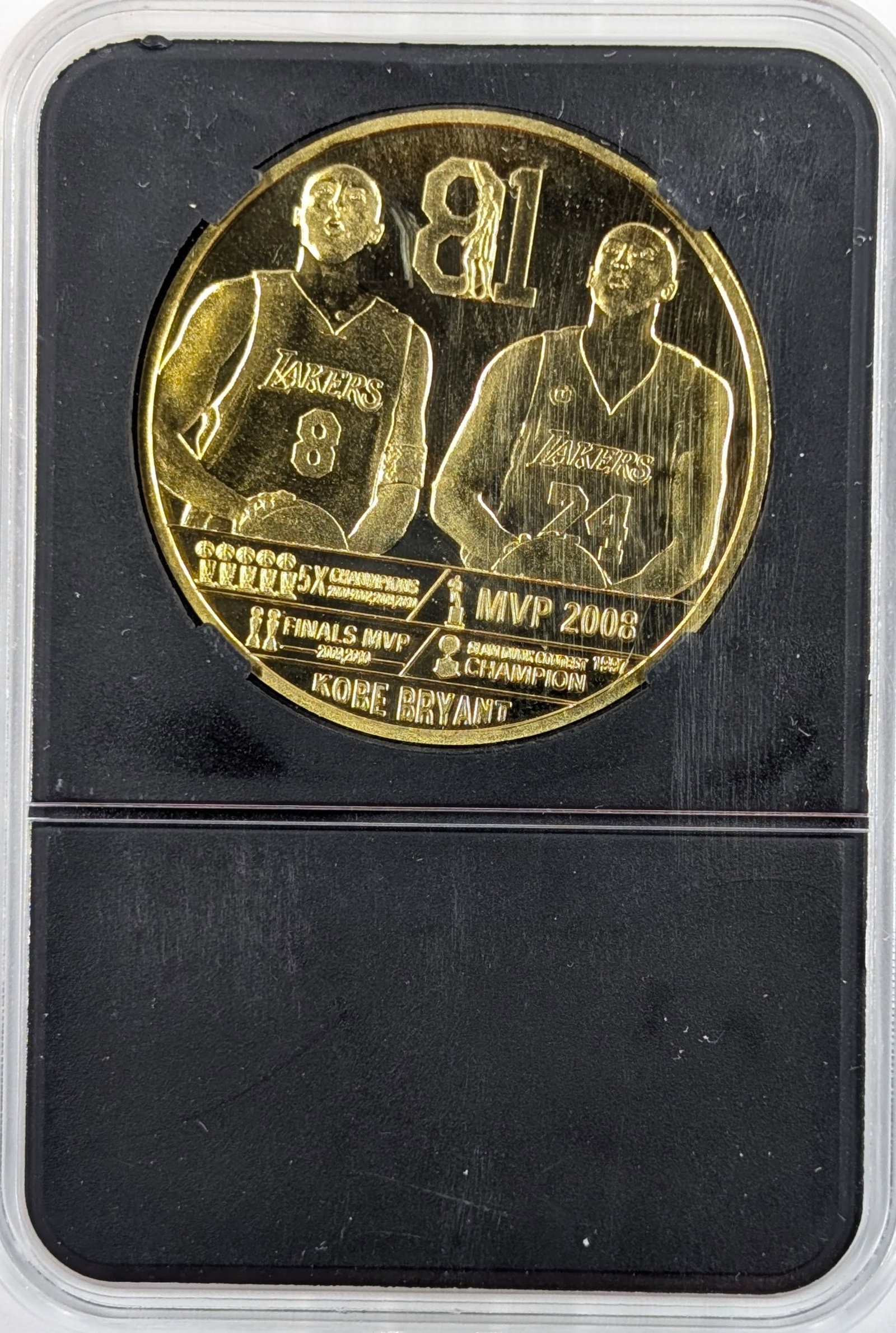 Kobe Bryant Commemorative Medal in Case - 2