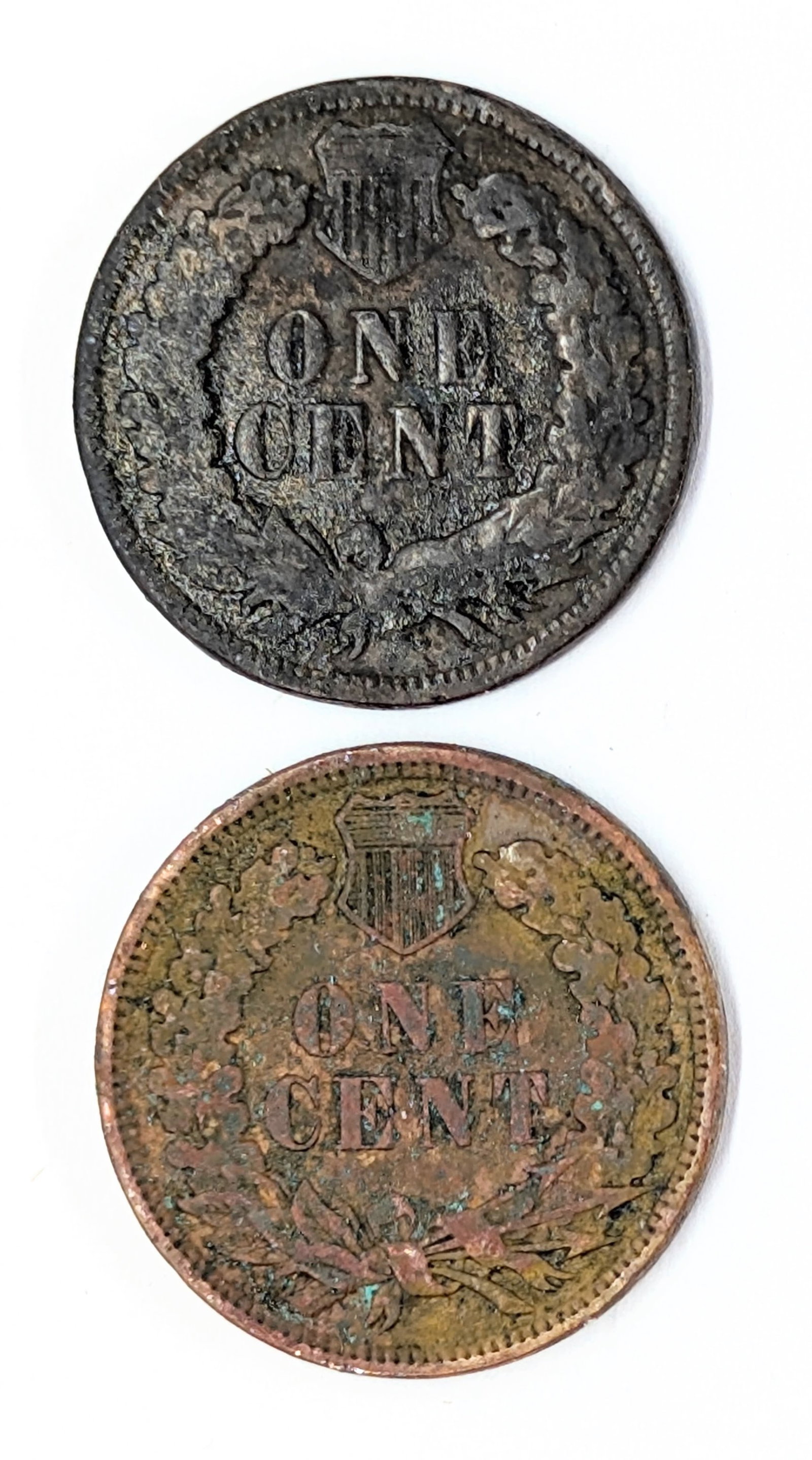 Lot of 2 Indian Head Cents- 1905, 1906 - 2
