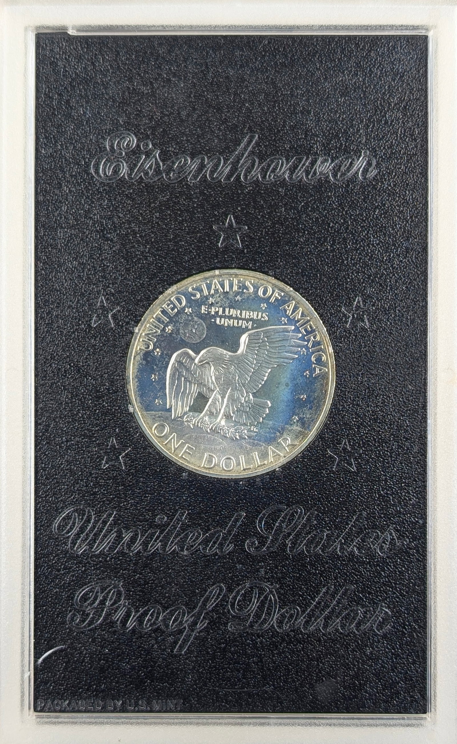 1971-S Eisenhower " Ike" Proof Silver Dollar- Toned - 2