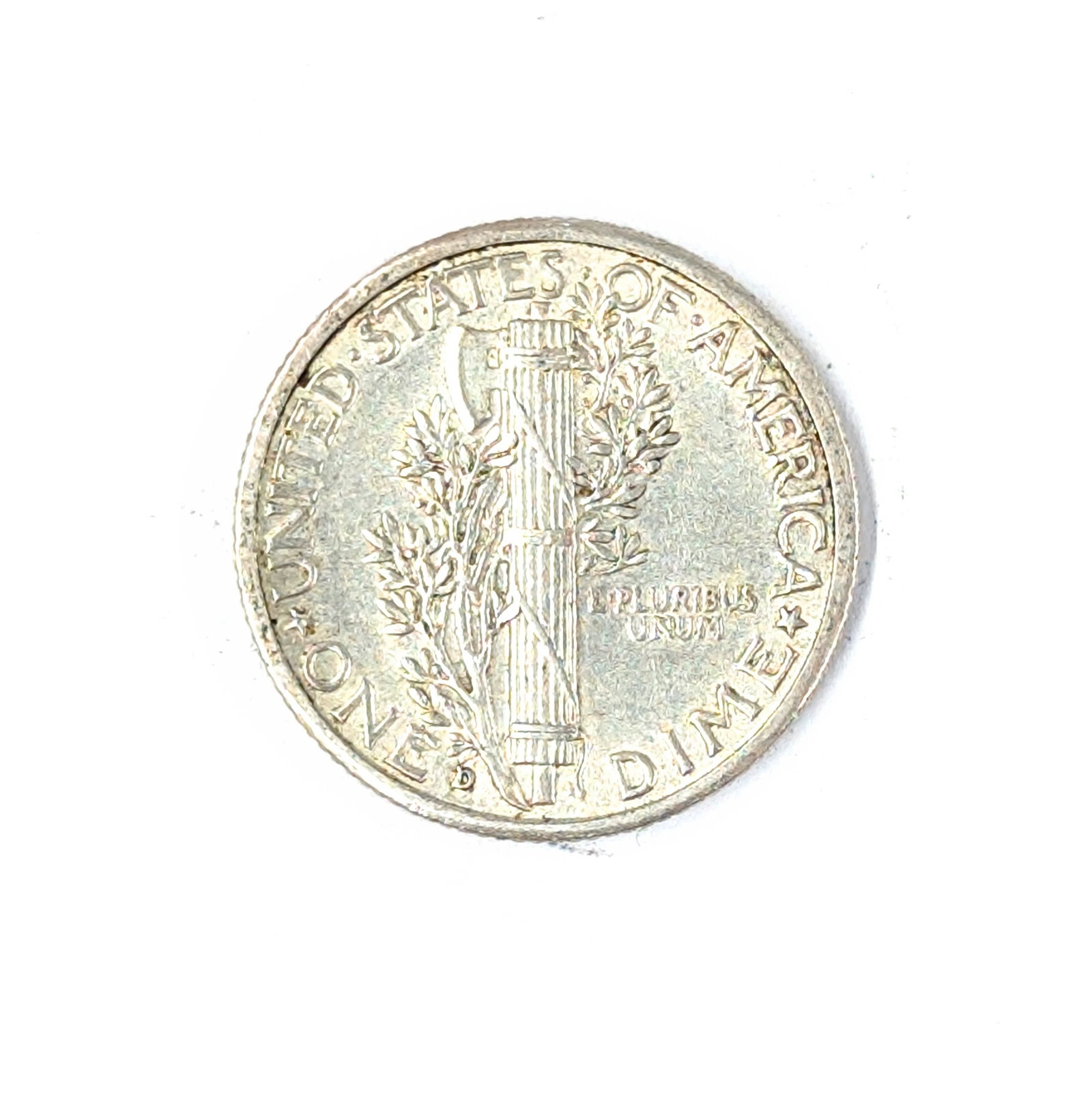 1943-D Silver Mercury Dime - Full Lines - 2