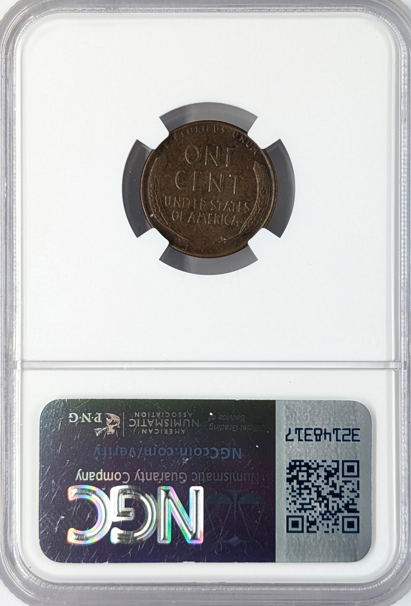 NGC 1958-D VF35 BN Wheat Cent - 2