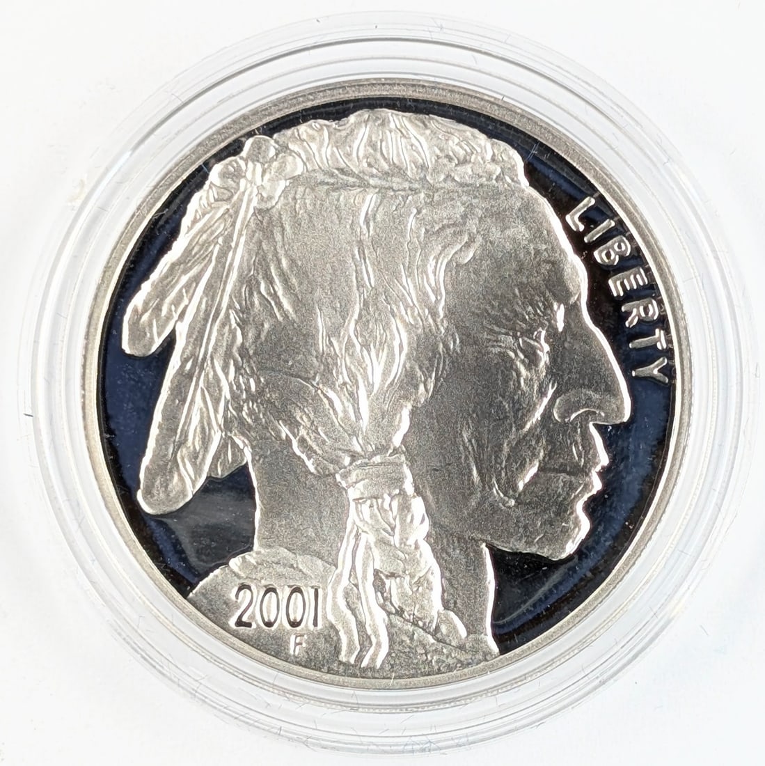 2001-P American Buffalo Proof Silver Dollar w/ COA - 2