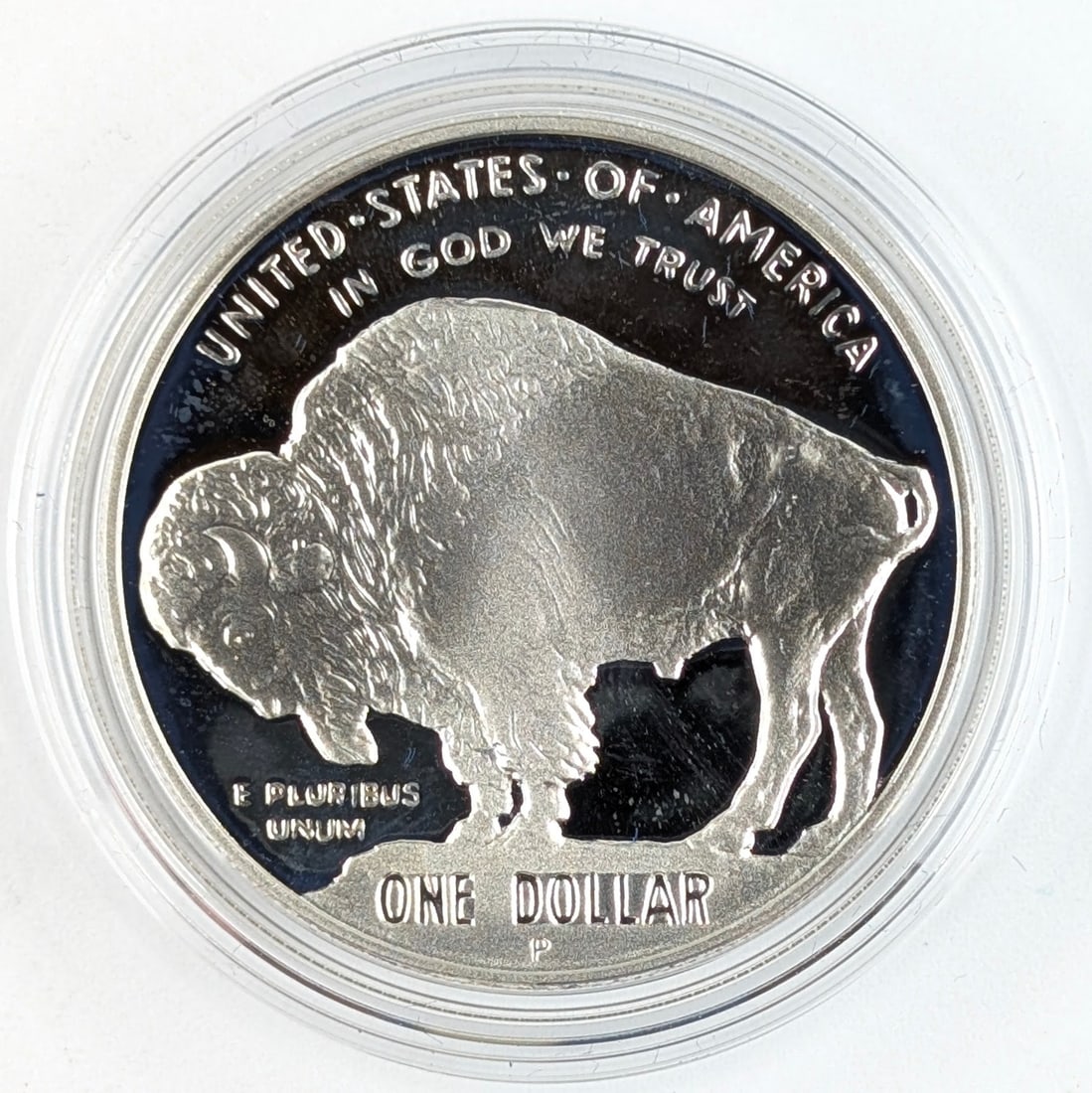 2001-P American Buffalo Proof Silver Dollar w/ COA - 3