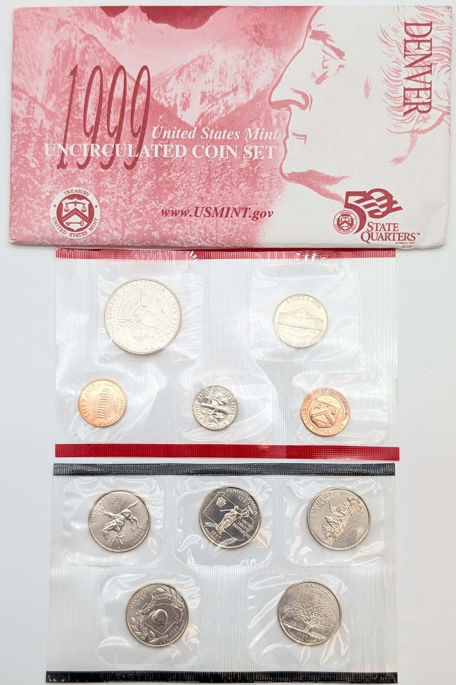 1999-D US Mint Uncirculated Coin Set - 2