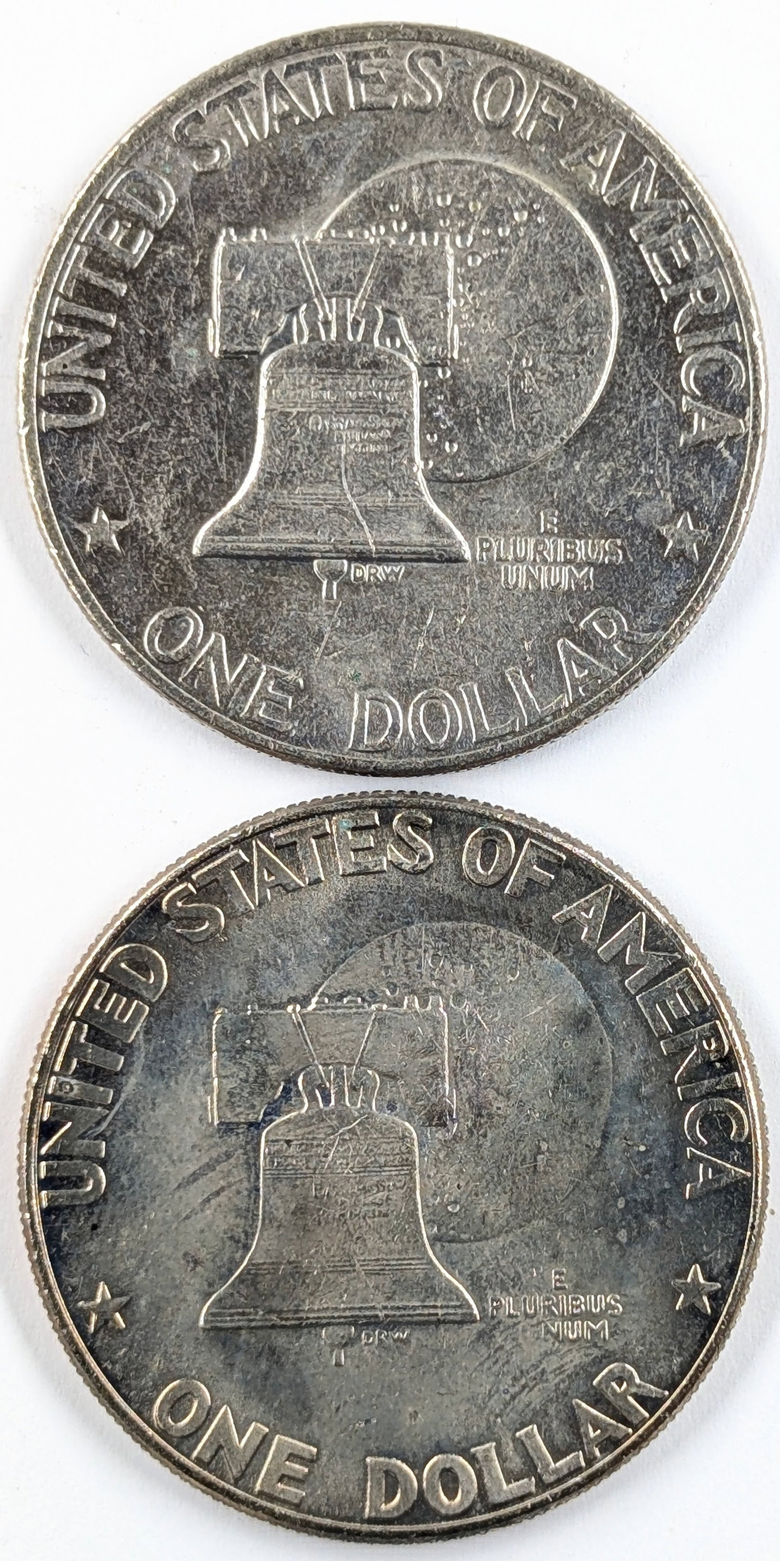 Lot of 2 Eisenhower "Ike" Dollars- 1976 P/D - 2