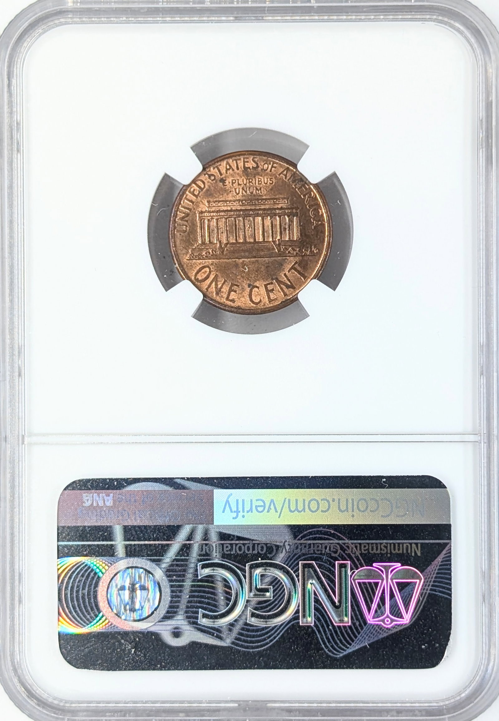 NGC 1994-D MS64 RB Lincoln Cent - 2