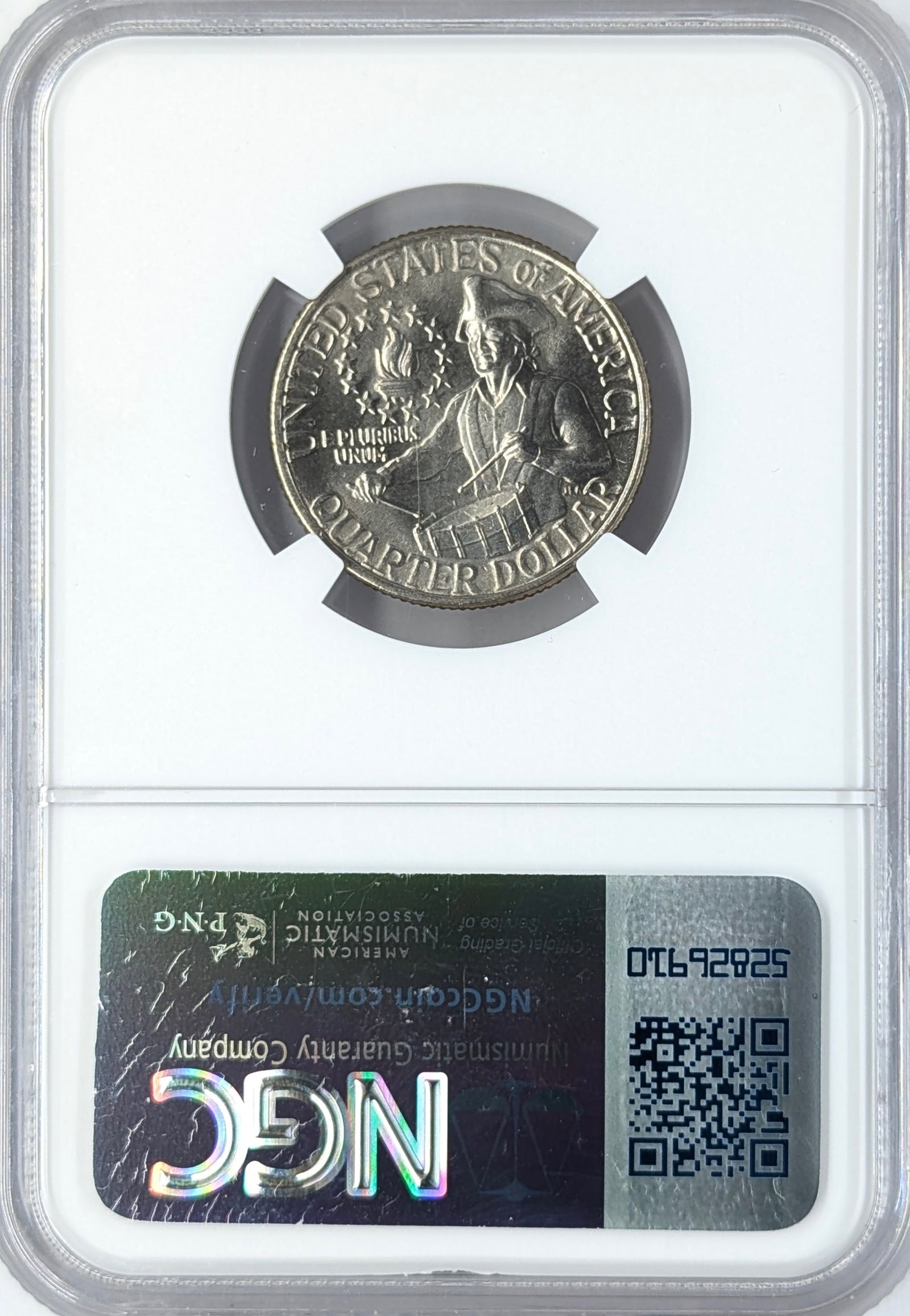 NGC 1976 MS65 Bicentennial Washington Quarter - 2