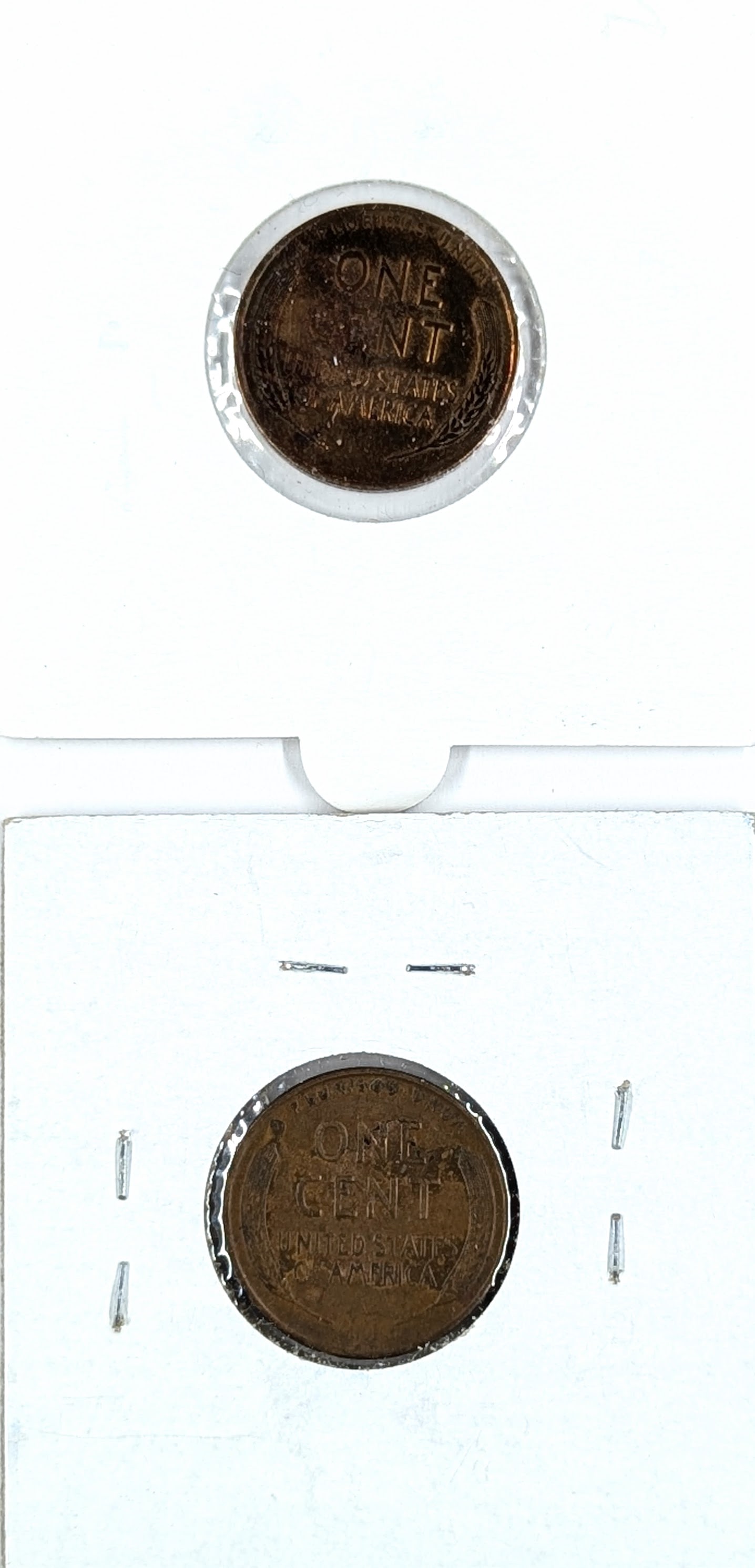 Lot of 2 Wheat Cents - 1938 P/D - 2