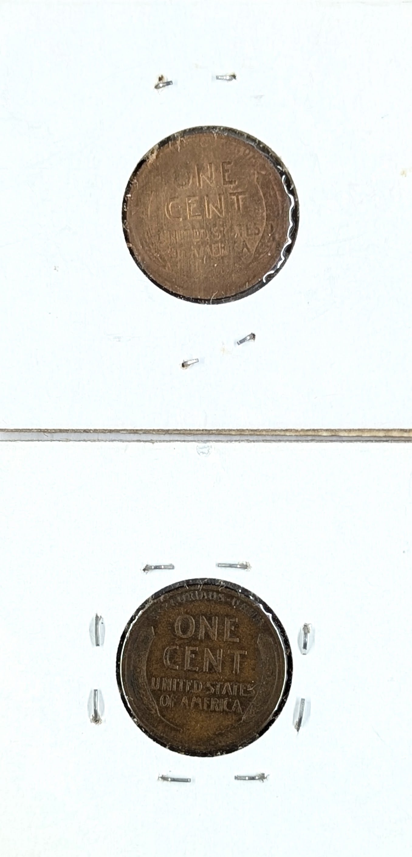 Lot of 2 Wheat Cents - 1920-S, 1921-S - 2