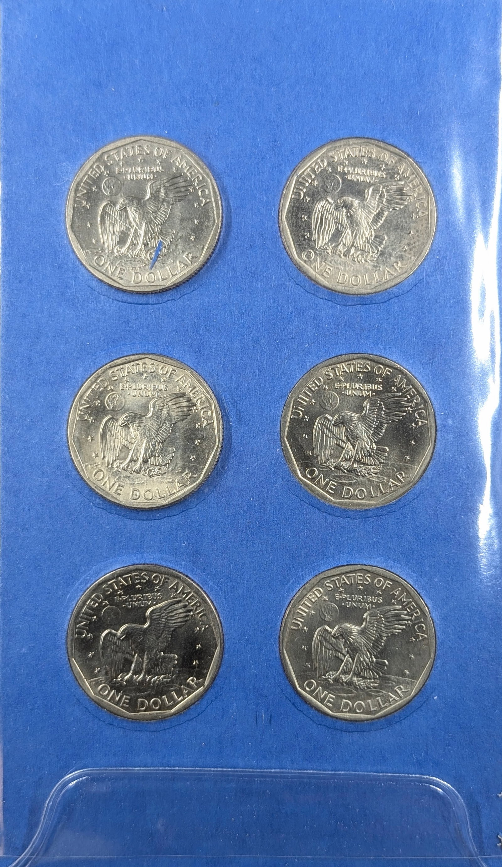 Littleton Susan B. Anthony Dollar Set w/ 1979 P/D/S & 1980 P/D/S - 2