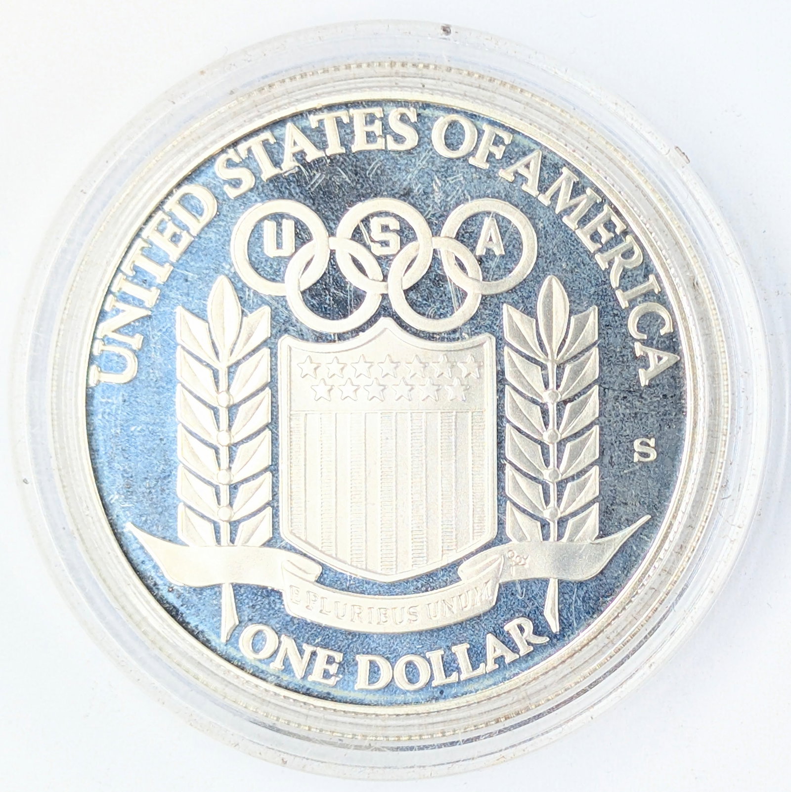1992 XXV Olympiad Proof Silver Dollar - 2