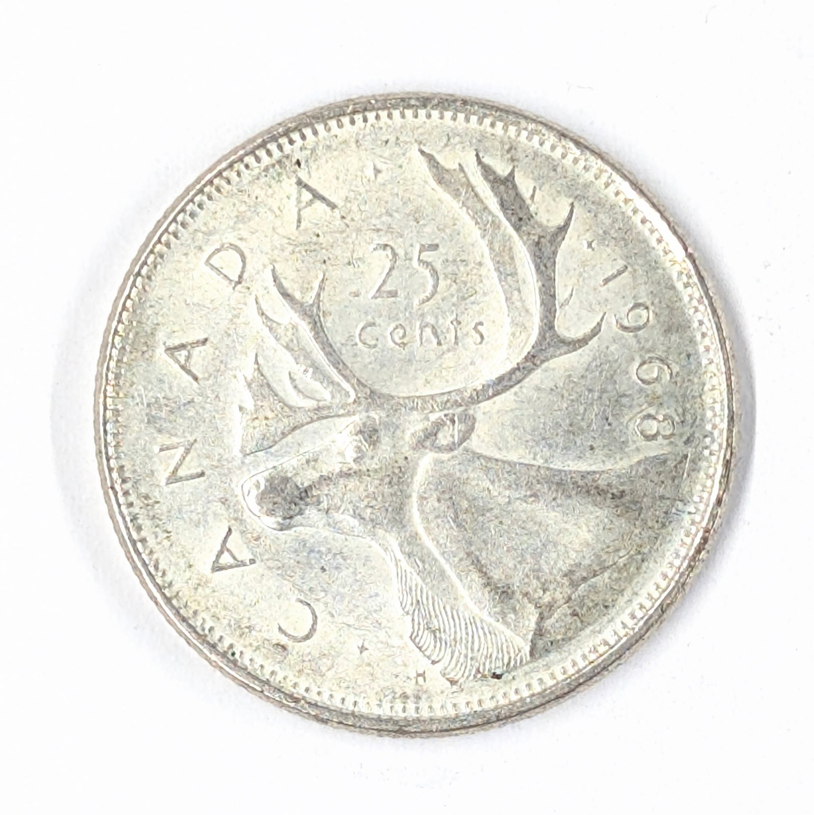 1968 Silver Canadian Quarter - 2