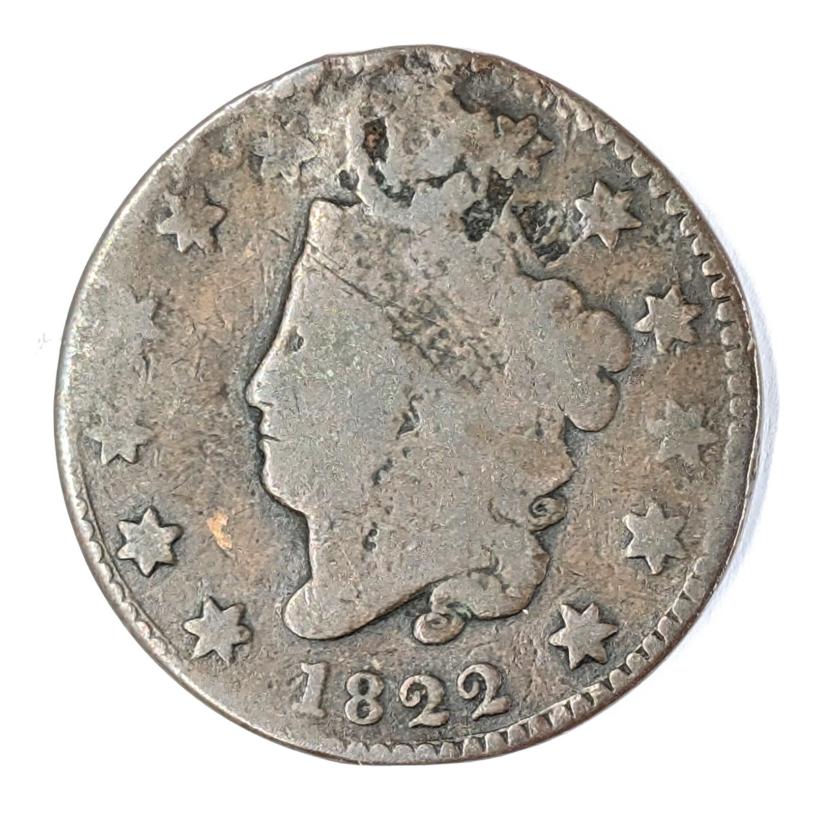 1822 Large Cent (1 of 2)