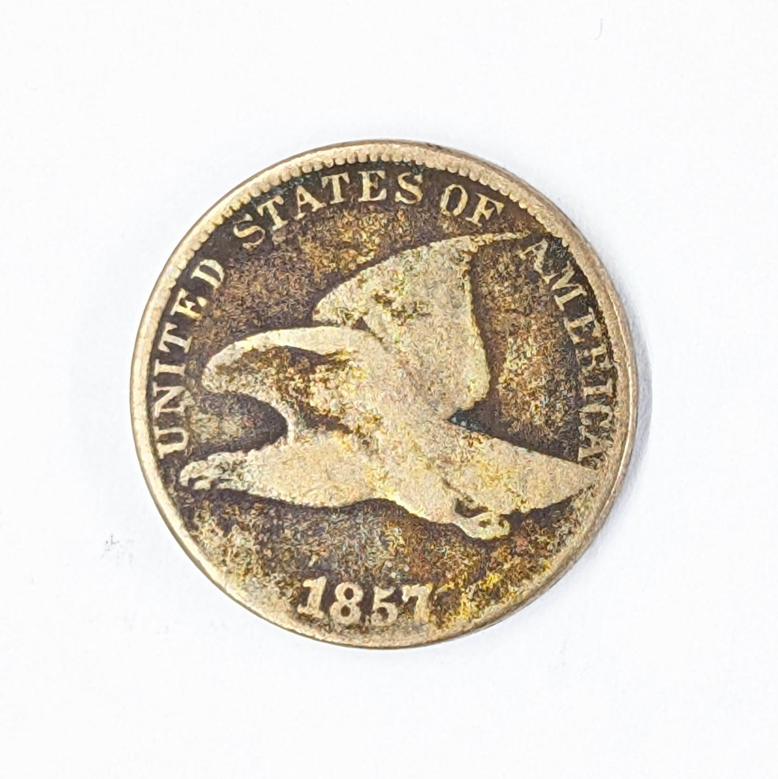 1857 Flying Cent: Coin