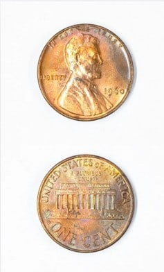 1960 Lincoln Cent - Toned Proof (1 of 3)