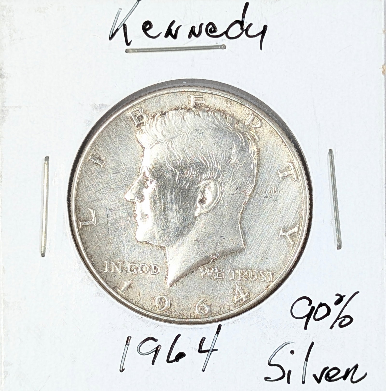 1964 Silver John F Kennedy Half Dollar: Silver