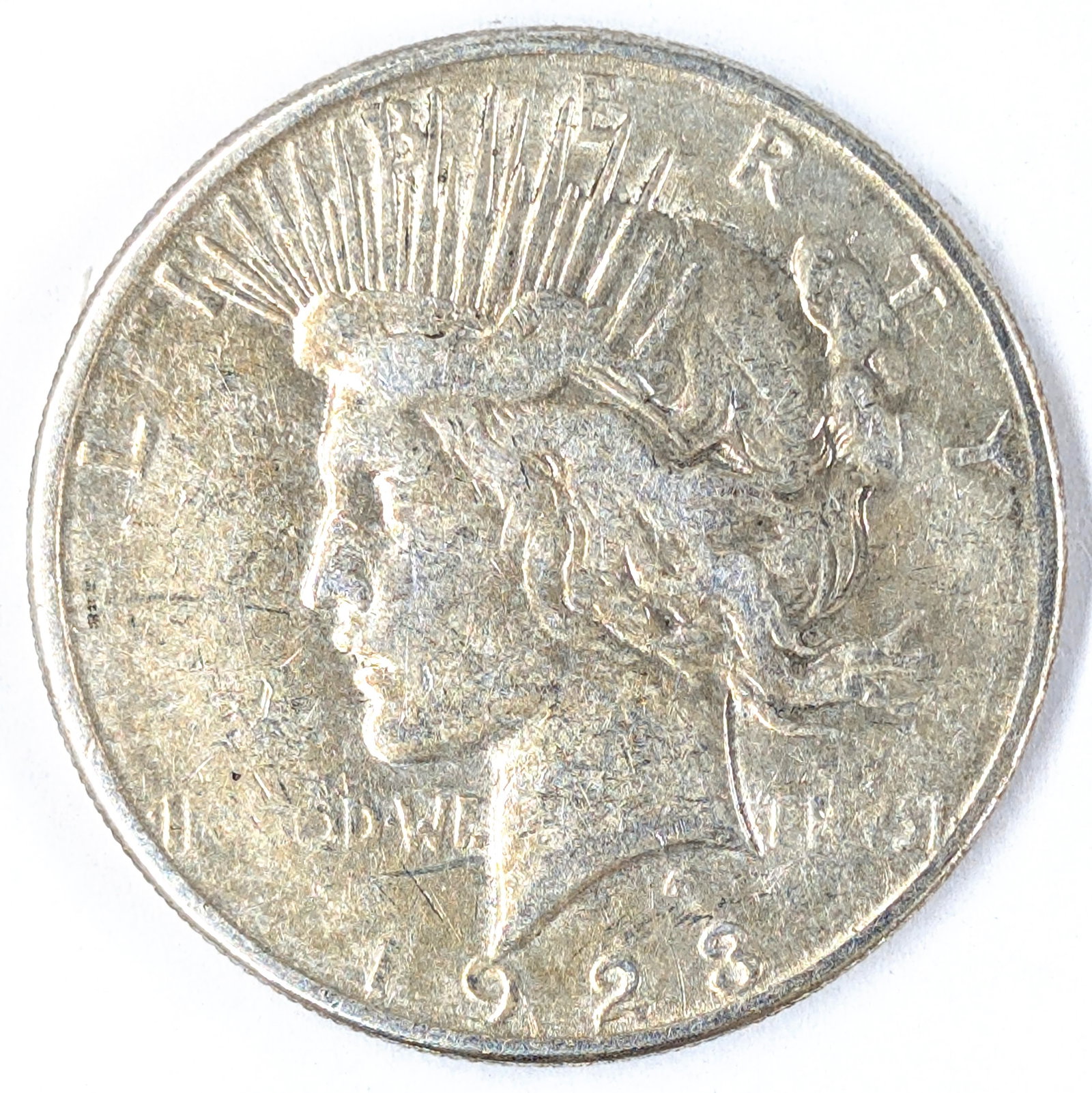 1923-S Silver Peace Dollar: Silver