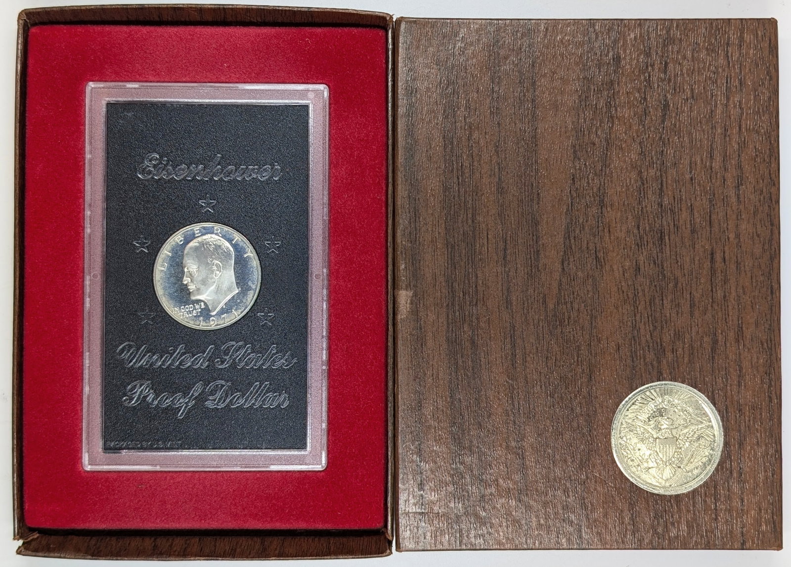 1971-S Eisenhower " Ike" Proof Silver Dollar - Toned (1 of 3)