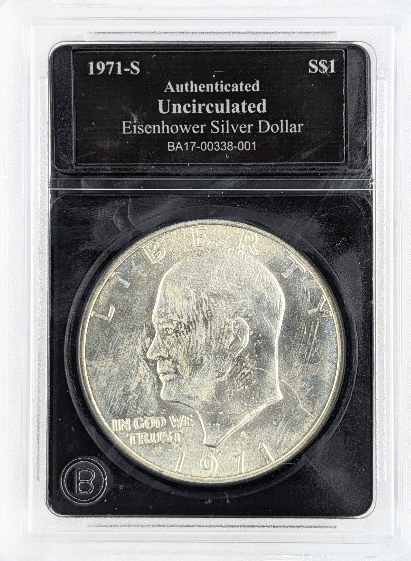 1971-S Uncirculated Eisenhower " Ike" Dollar (1 of 2)