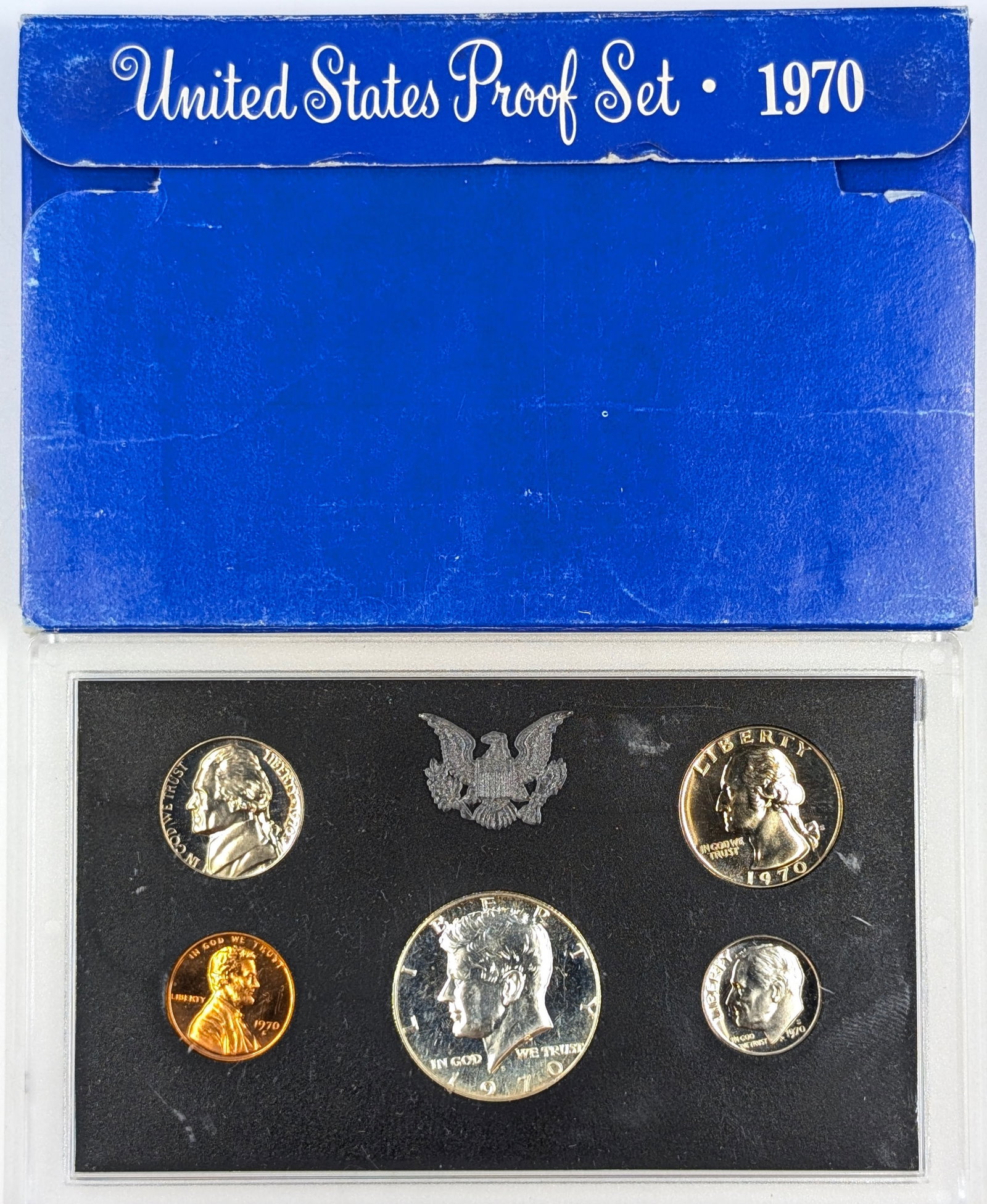 1970 US Mint Proof Set w/ Silver JFK Half (1 of 2)