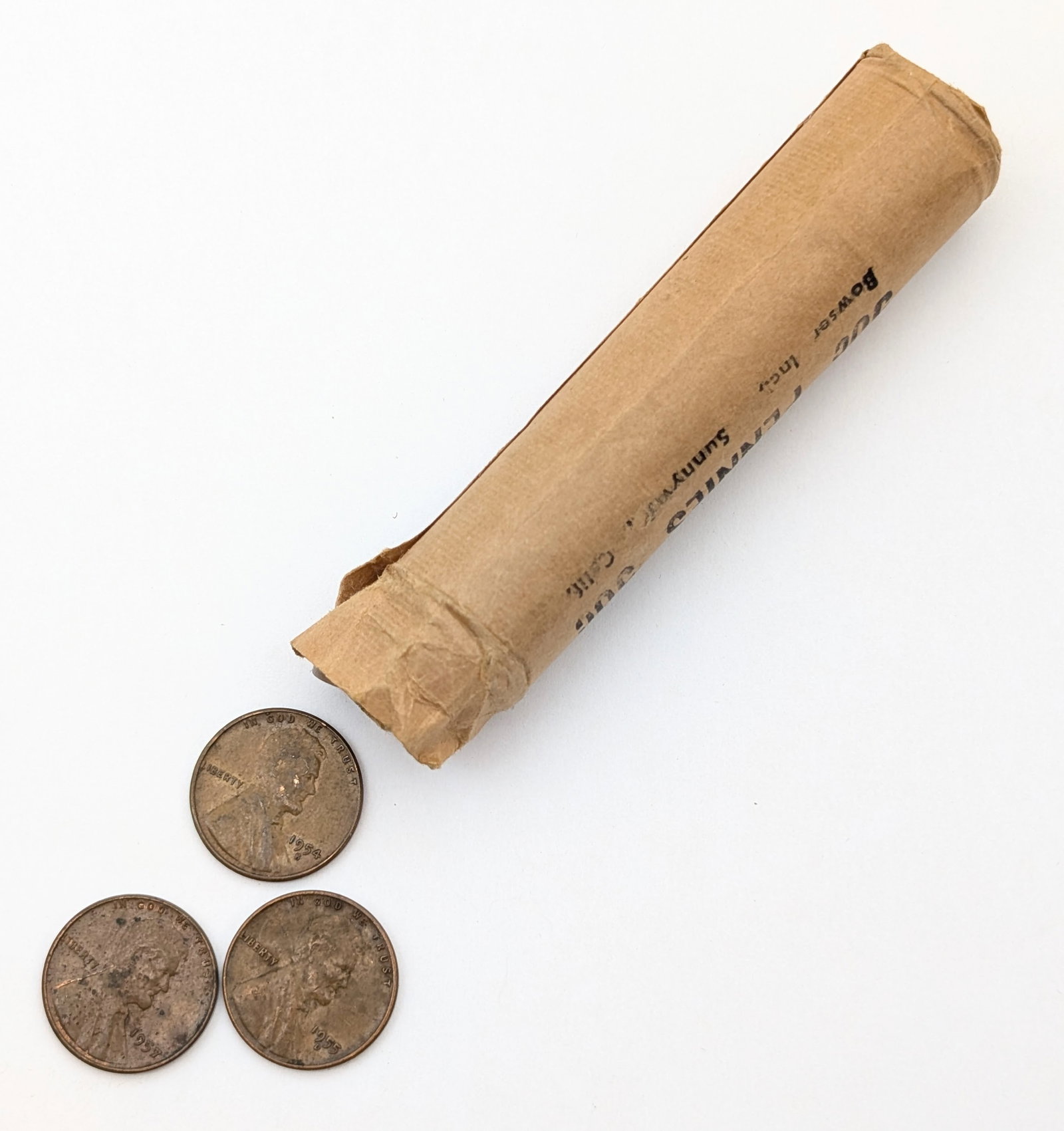 Roll of 50 Wheat Cents - 1950s (1 of 3)