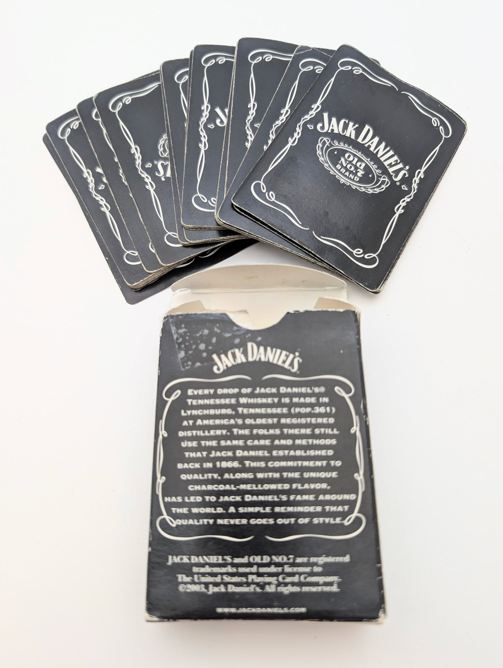 Lot of 5 Vintage Playing Cards plus a Knit Card Box - 3