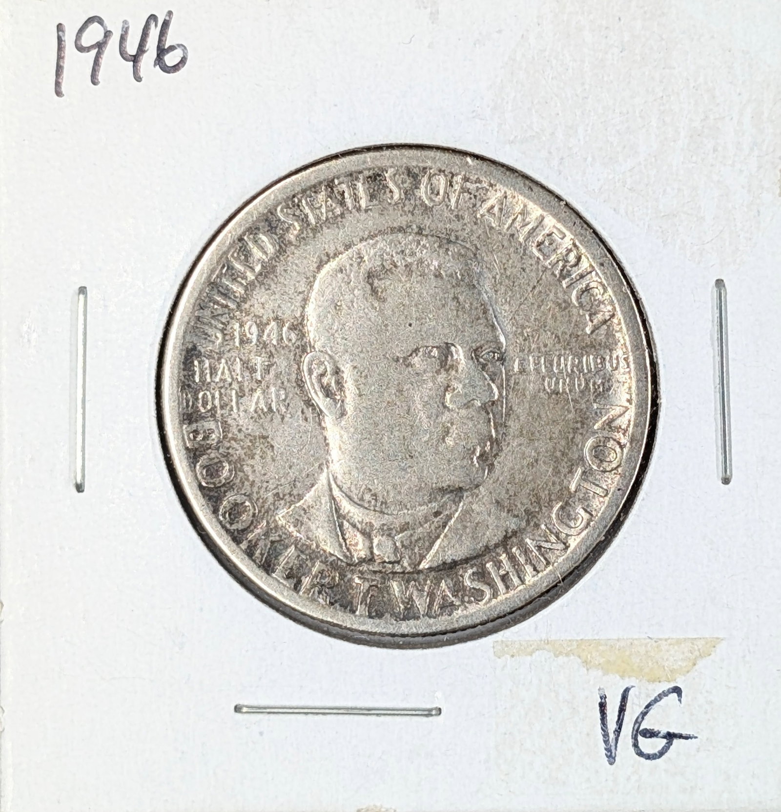 1946 Silver Booker T Washington Half Dollar: Silver