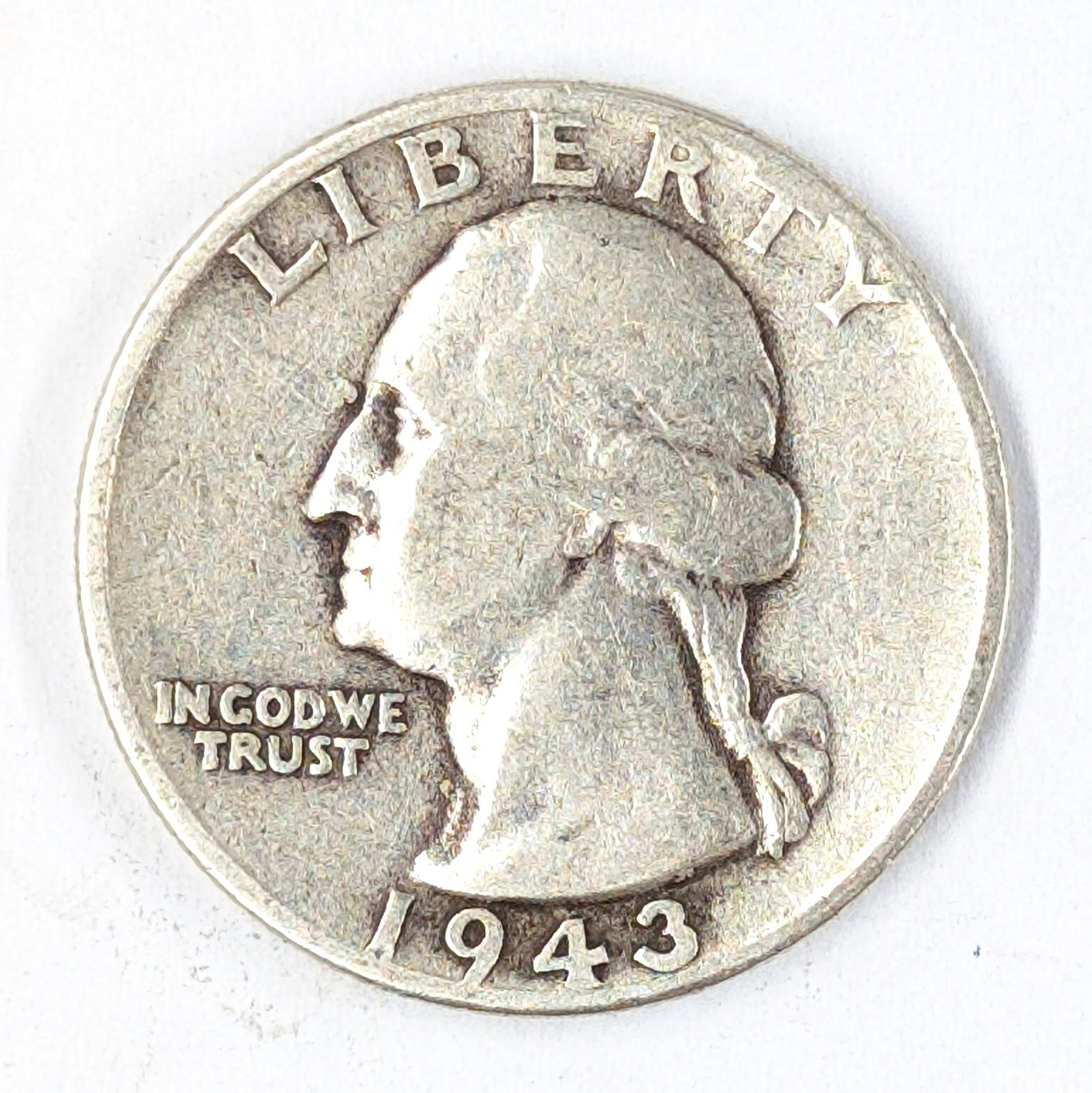 1943 Silver Washington Quarter: Silver