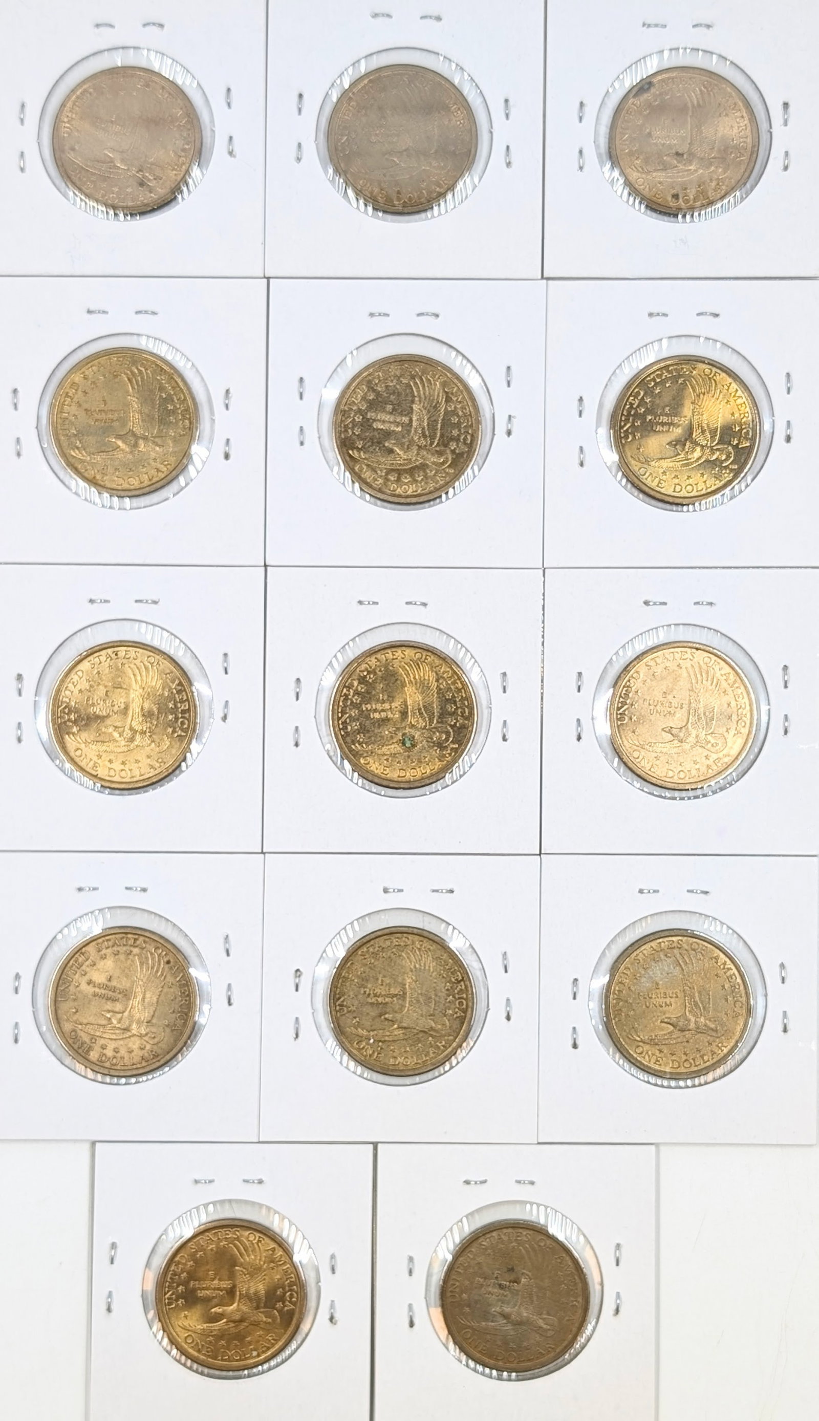 Lot of 14 Uncirculated 2000-P Sacagawea Dollars - 2