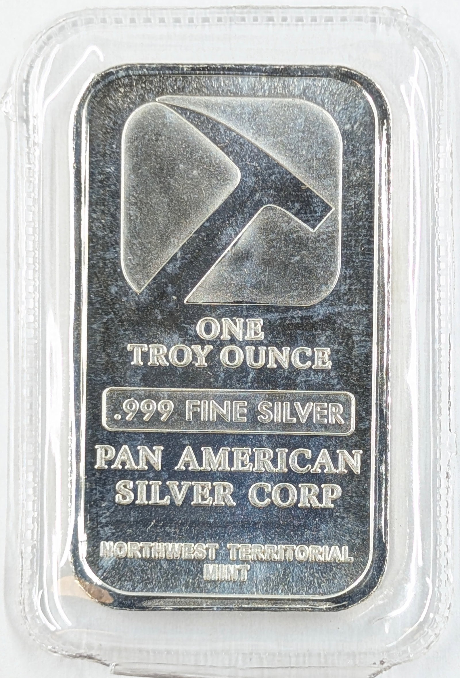 1 Ounce Fine .999 Silver Bar - Pan American Silver Corp (1 of 2)