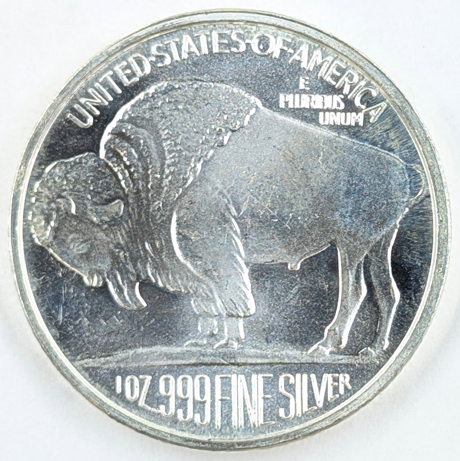 1 Ounce Fine .999 Silver Round - Buffalo - 2
