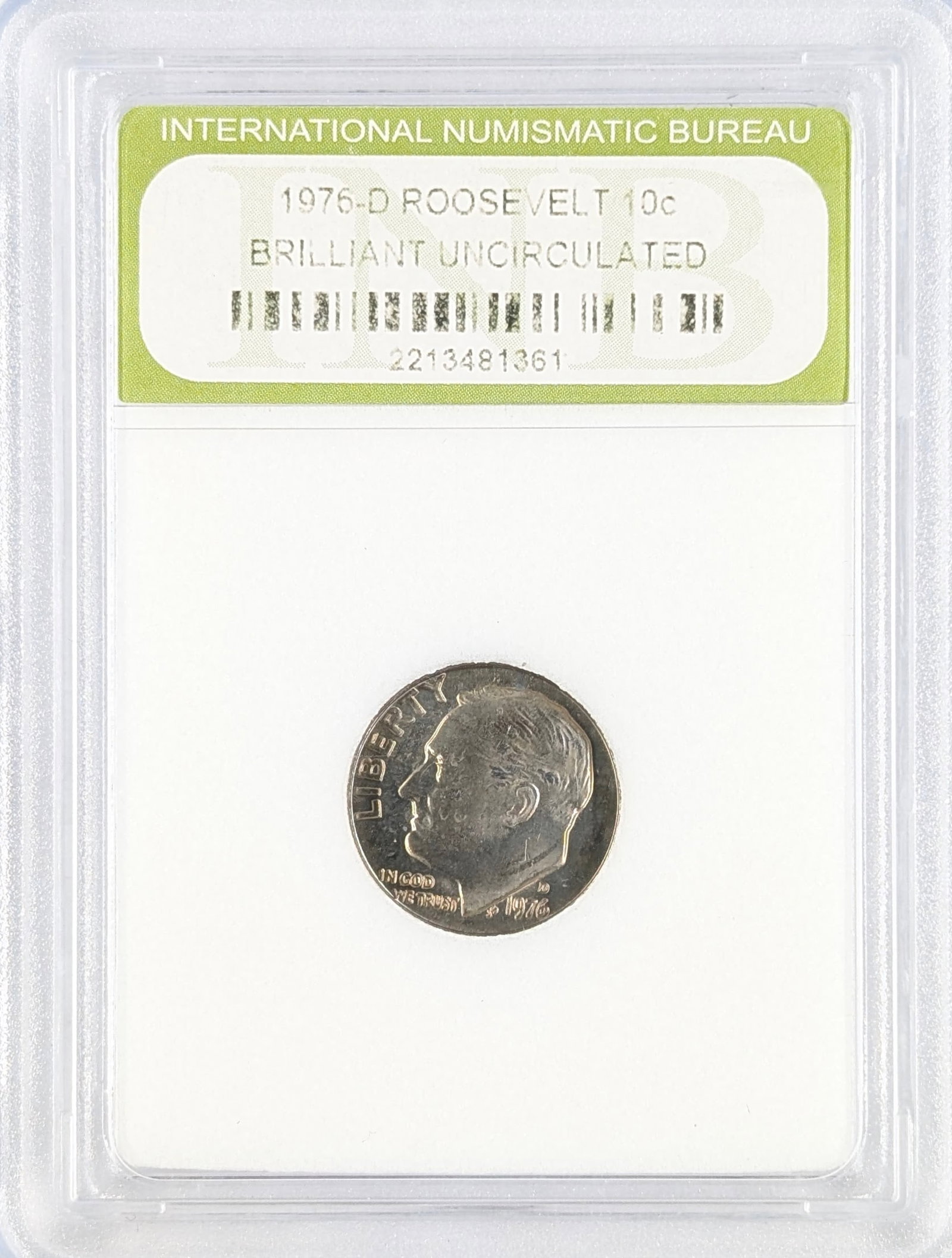 INB 1976-D BU Roosevelt Dime: Coin