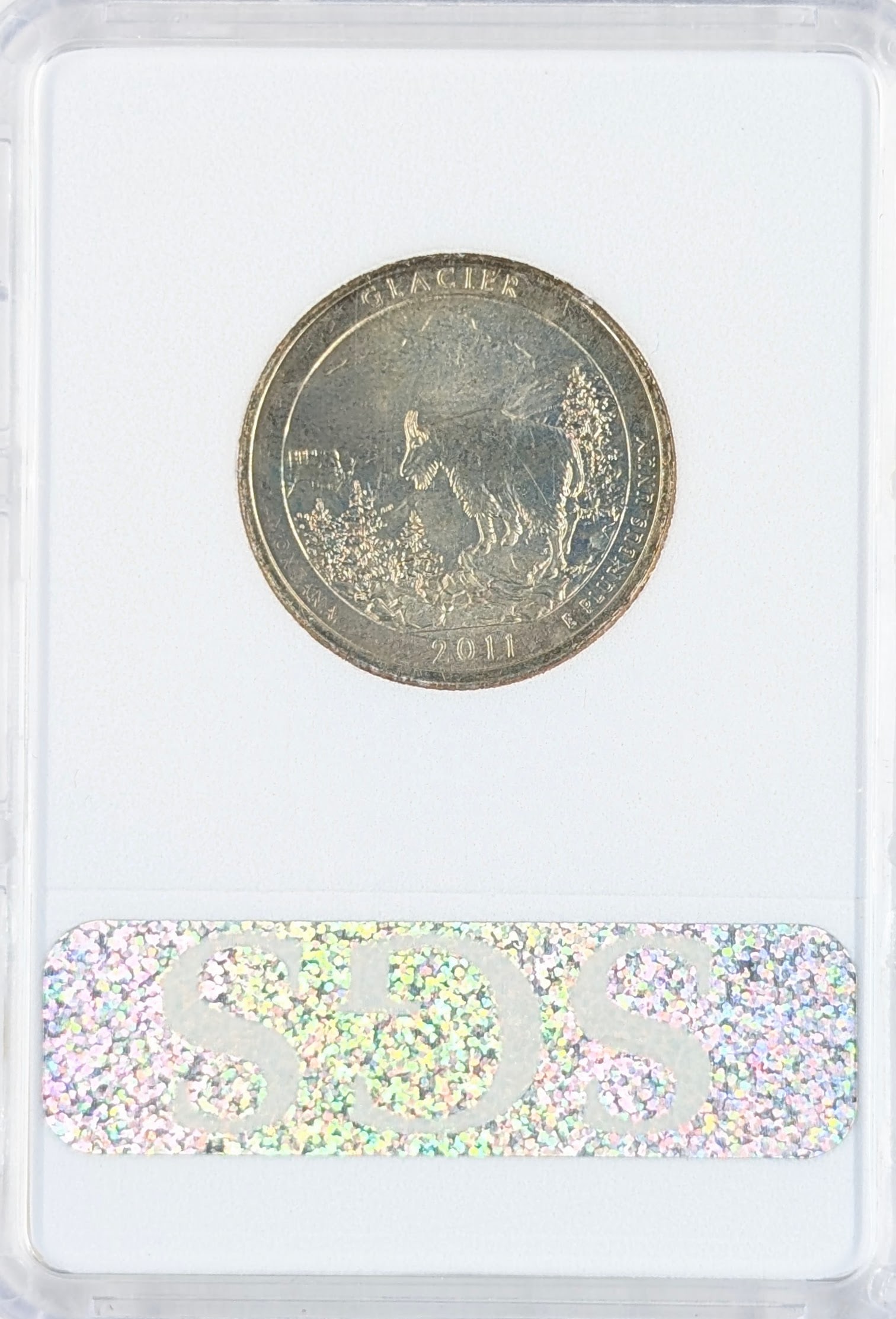 SGS 2011-P MS70 America the Beautiful Quarter - Glacier - 2