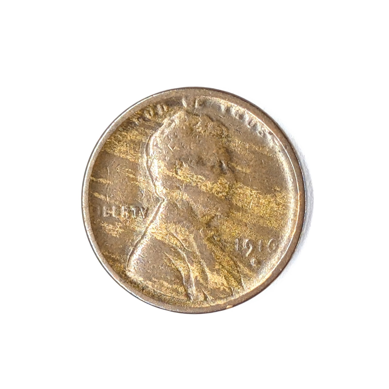 1916-S Wheat Cent - BU, Error Woody (1 of 2)